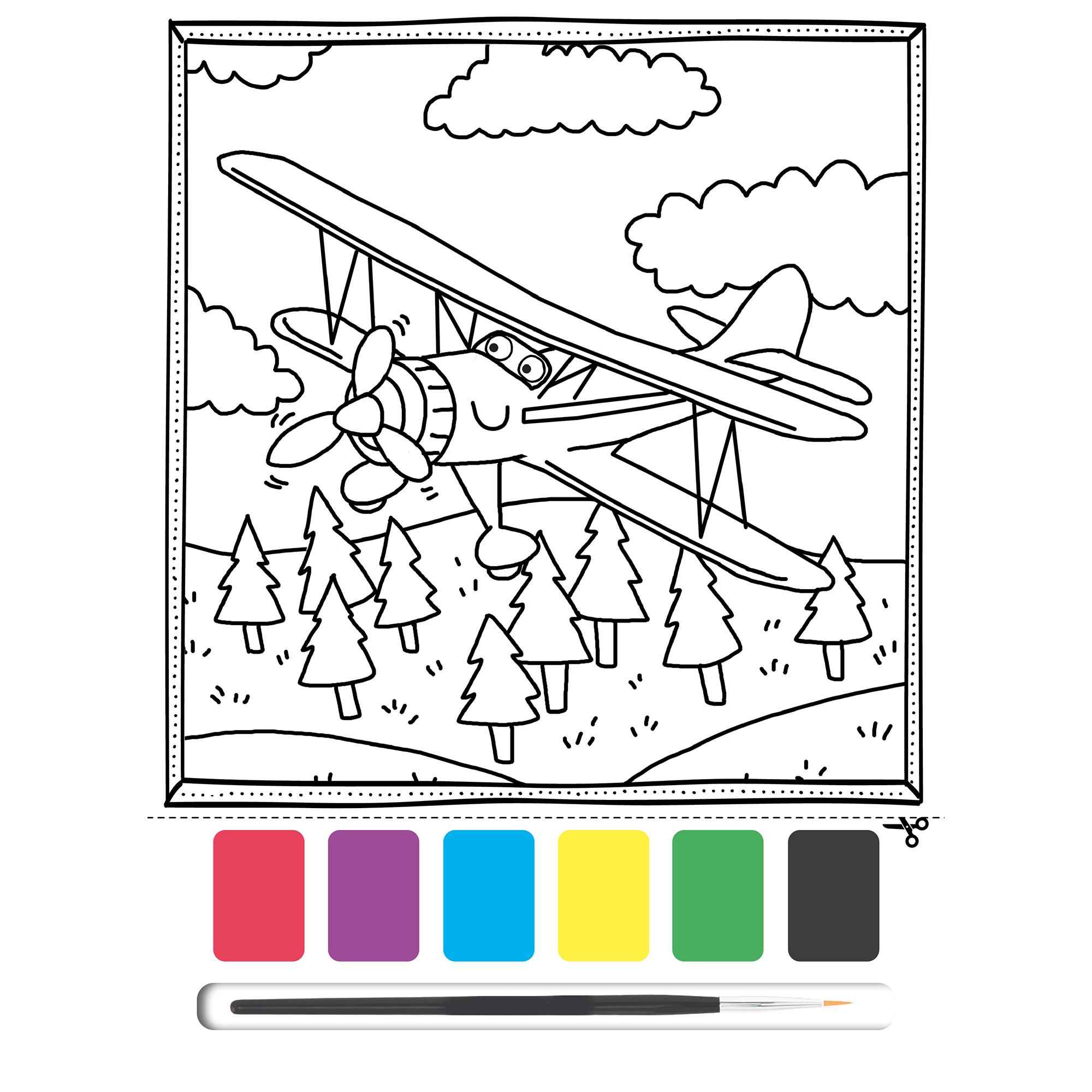 Igloo Books Things That Go Paint & Colour Book thumbnail 2