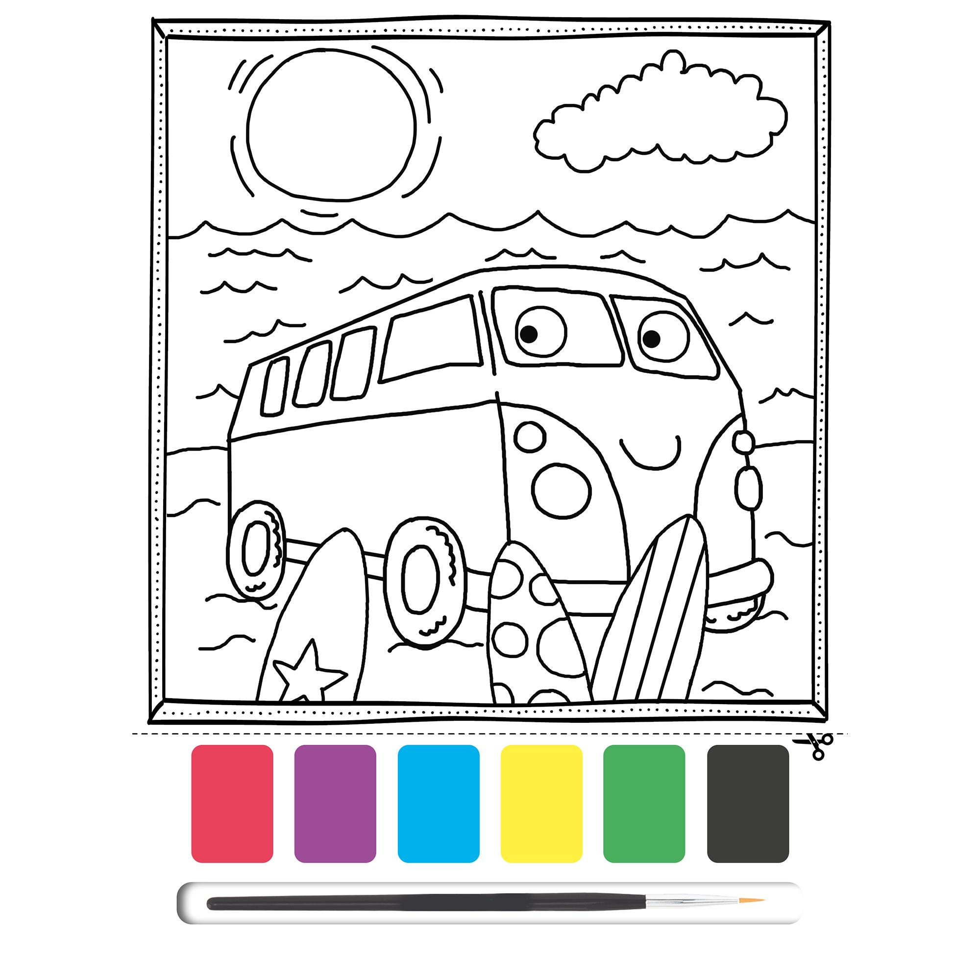 Igloo Books Things That Go Paint & Colour Book thumbnail 3