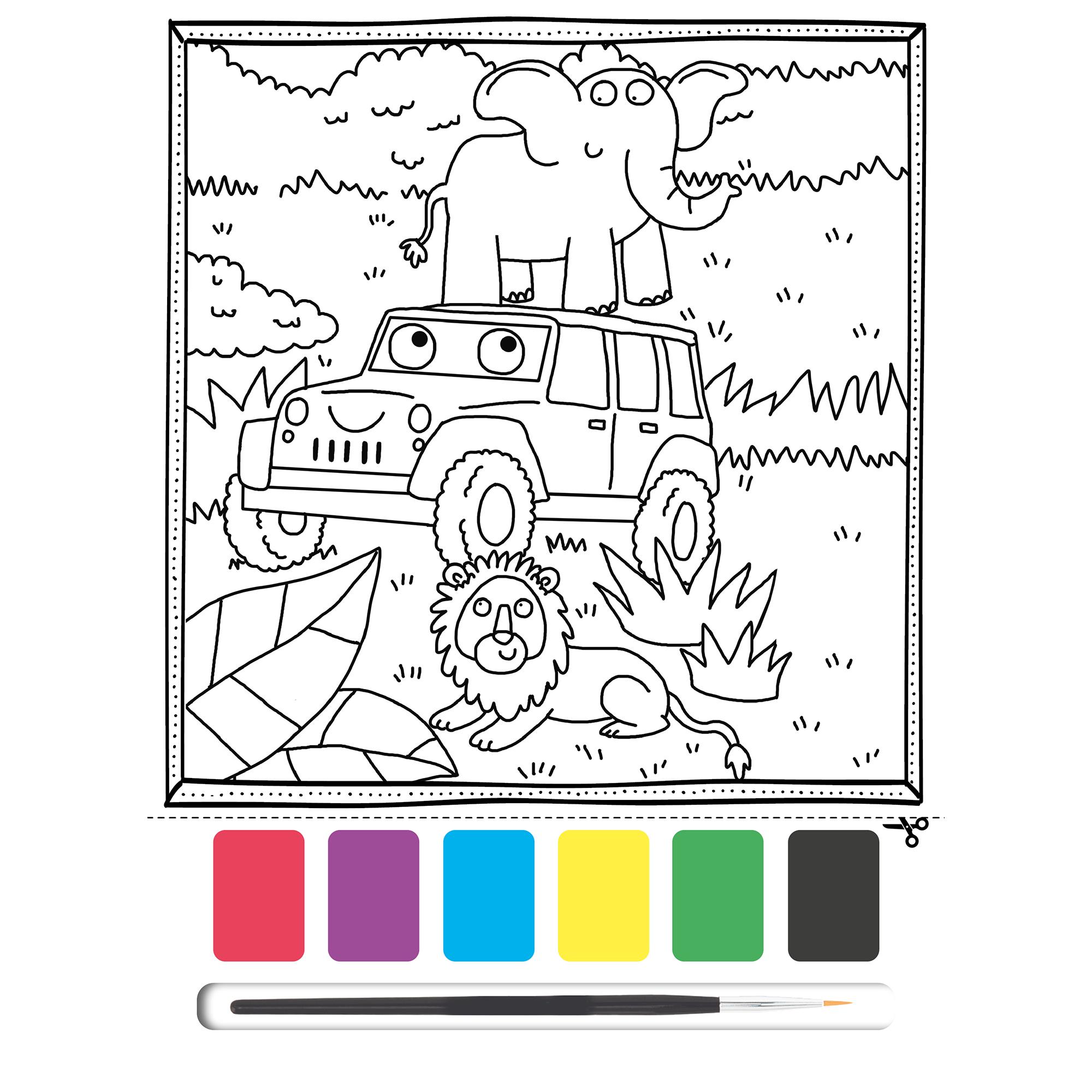 Igloo Books Things That Go Paint & Colour Book thumbnail 4