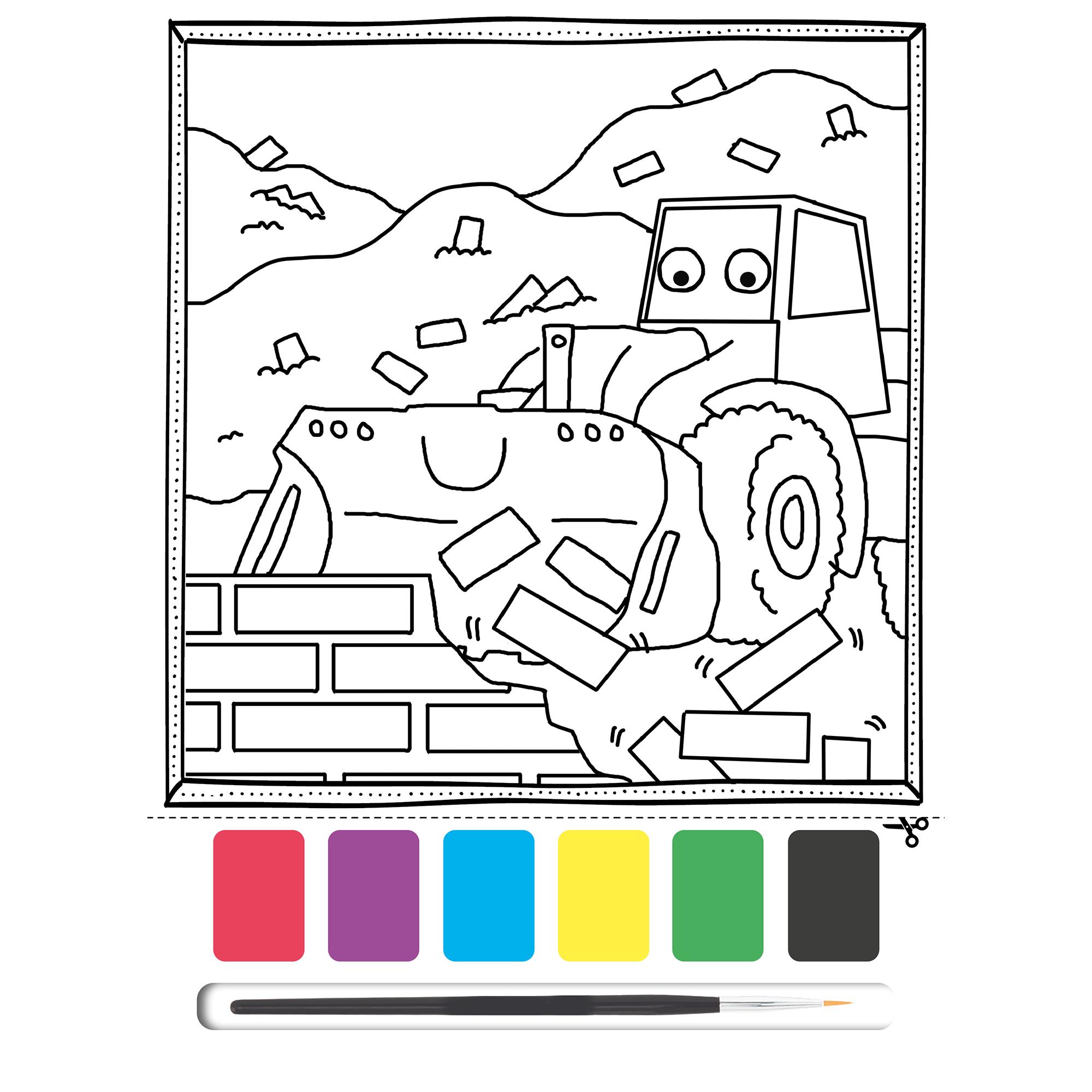Igloo Books Things That Go Paint & Colour Book thumbnail 5