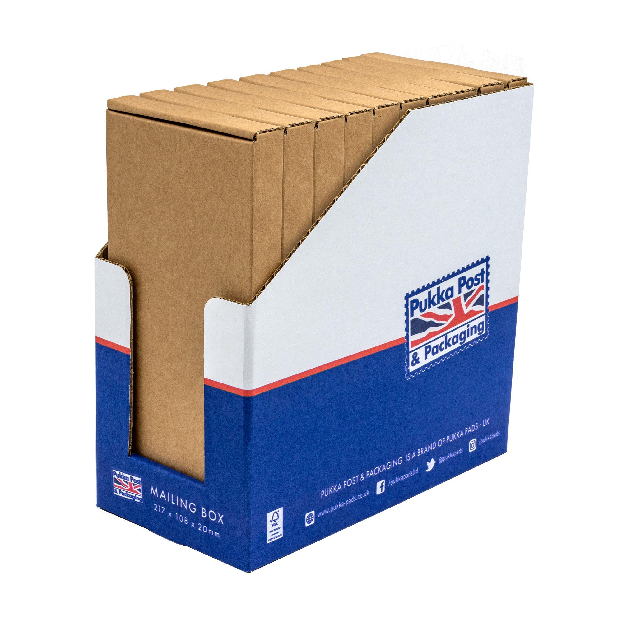 Pukka Parcel Box Size 217 x 108 x 20mm