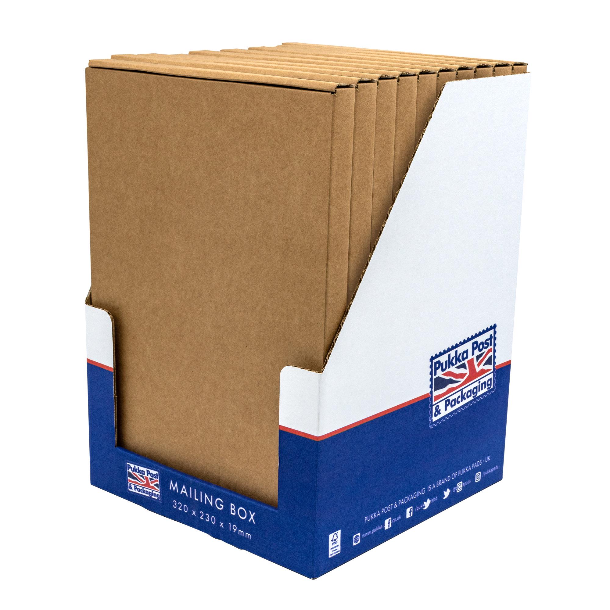 Pukka Parcel Box Size 320 x 230 x 19mm