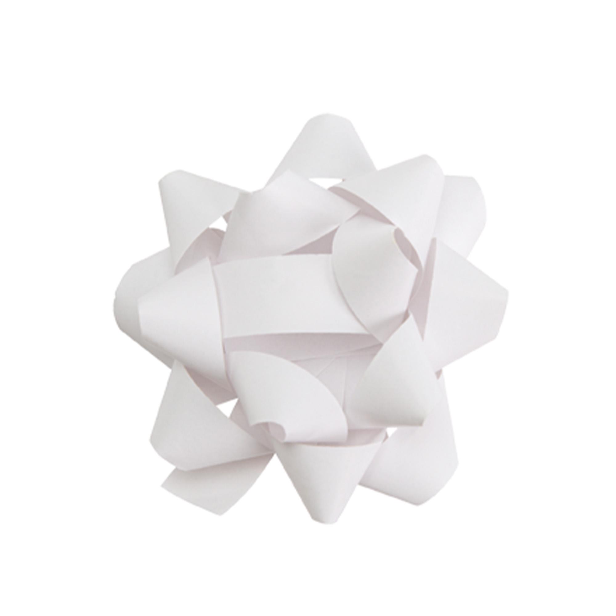 Sainsbury's Large Recyclable Paper Present Gift Wrap Bow White