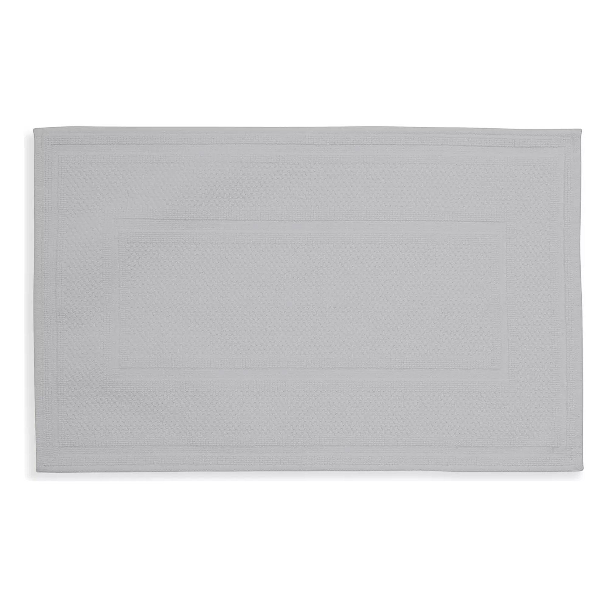 Habitat Cotton Textured Bath Mat - Dove Grey