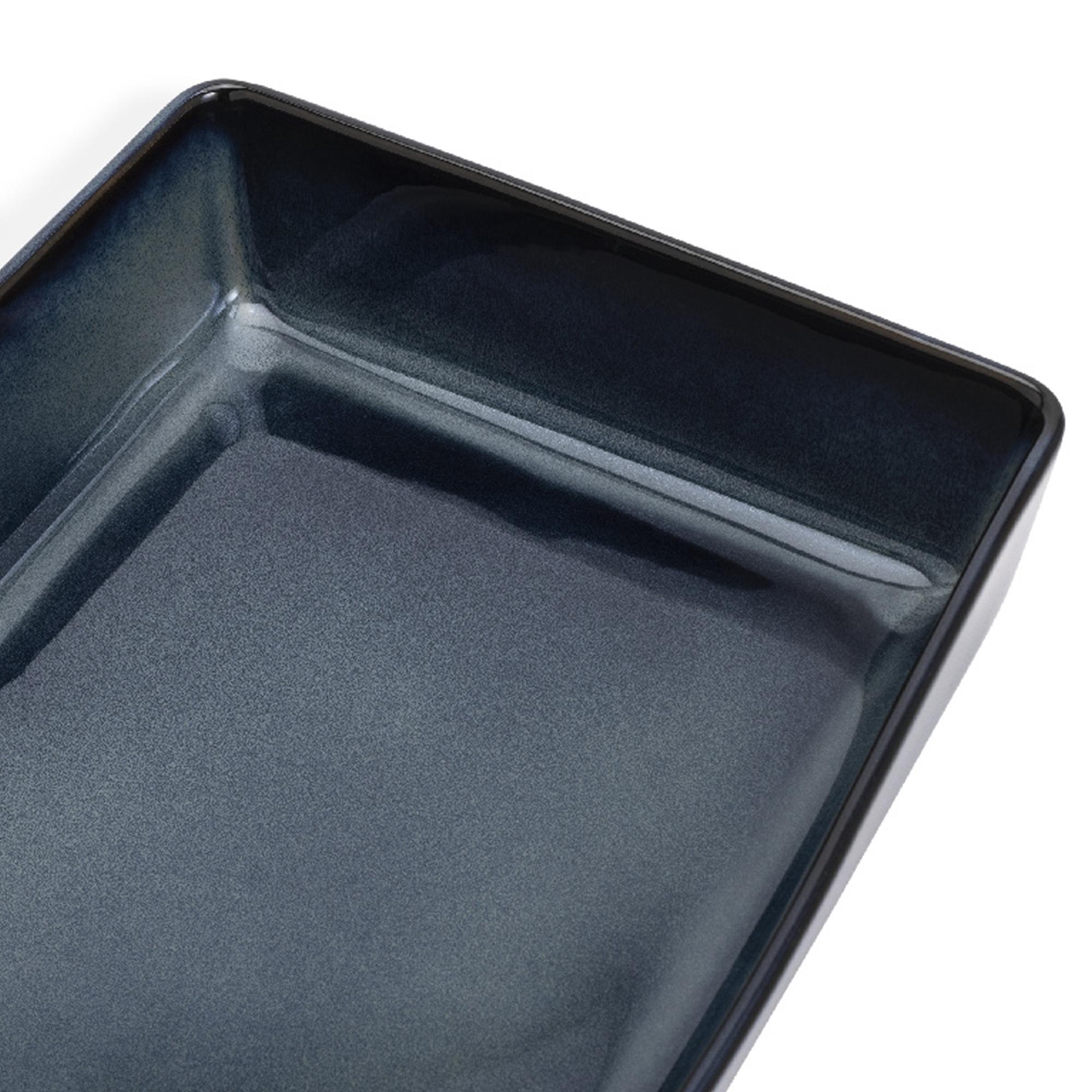 Habitat Reactive Stoneware Roaster - Navy Blue thumbnail 3