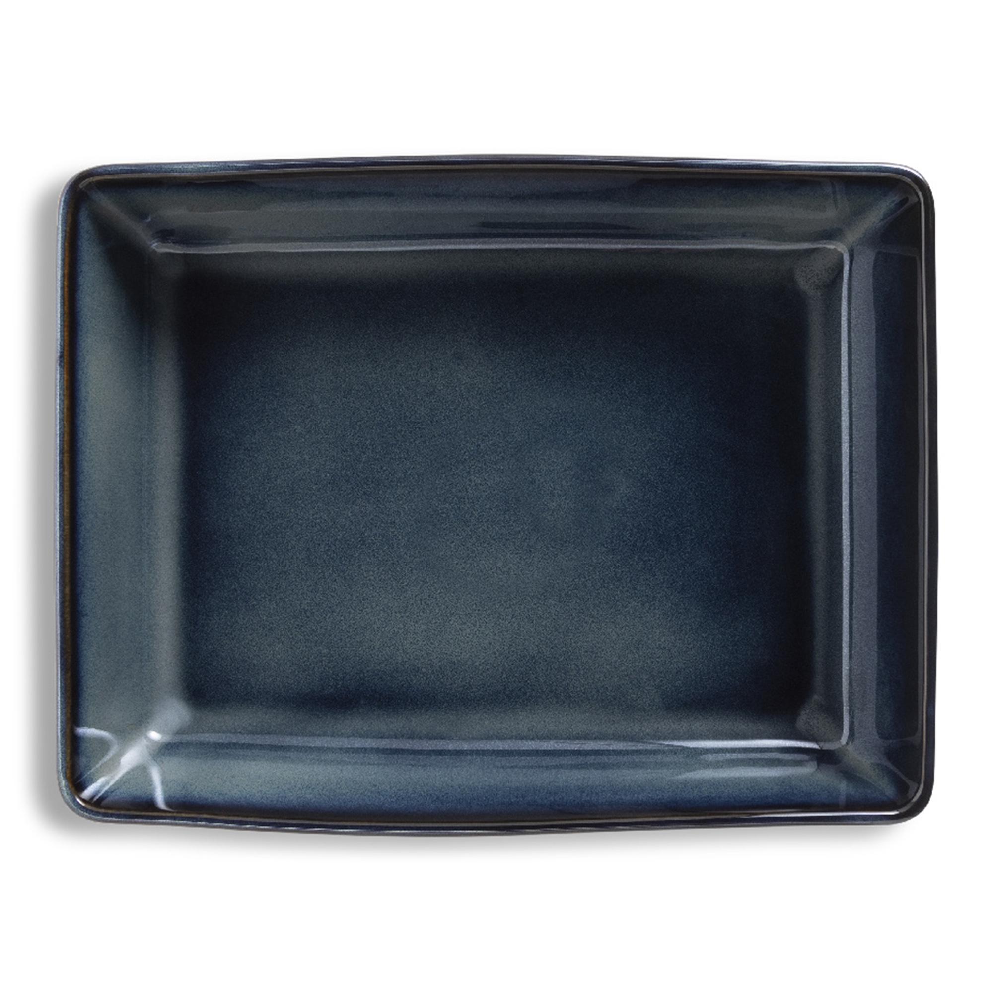 Habitat Reactive Stoneware Roaster - Navy Blue thumbnail 4