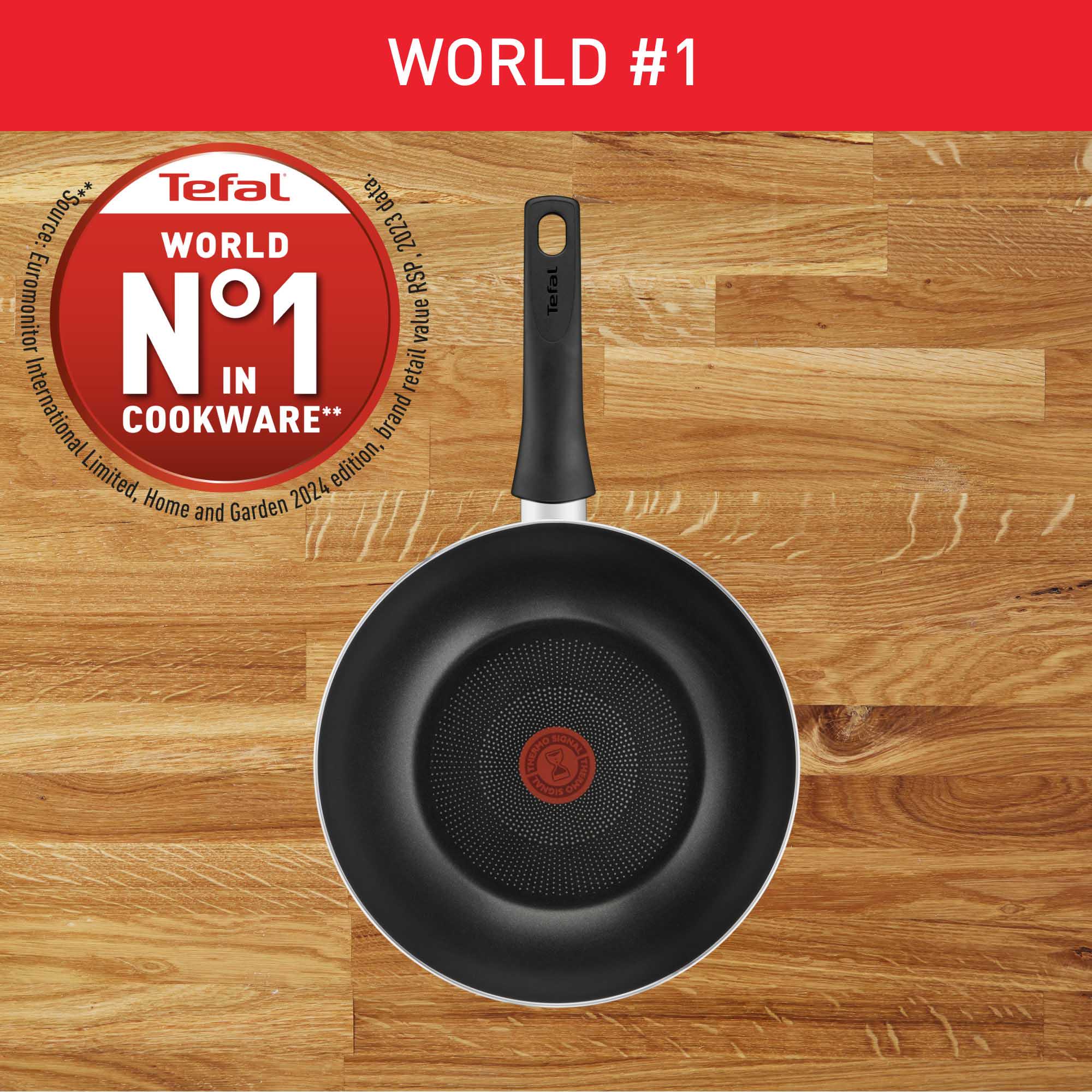 Tefal Titanium Force Aluminium Non-Stick 28cm Wok thumbnail 2