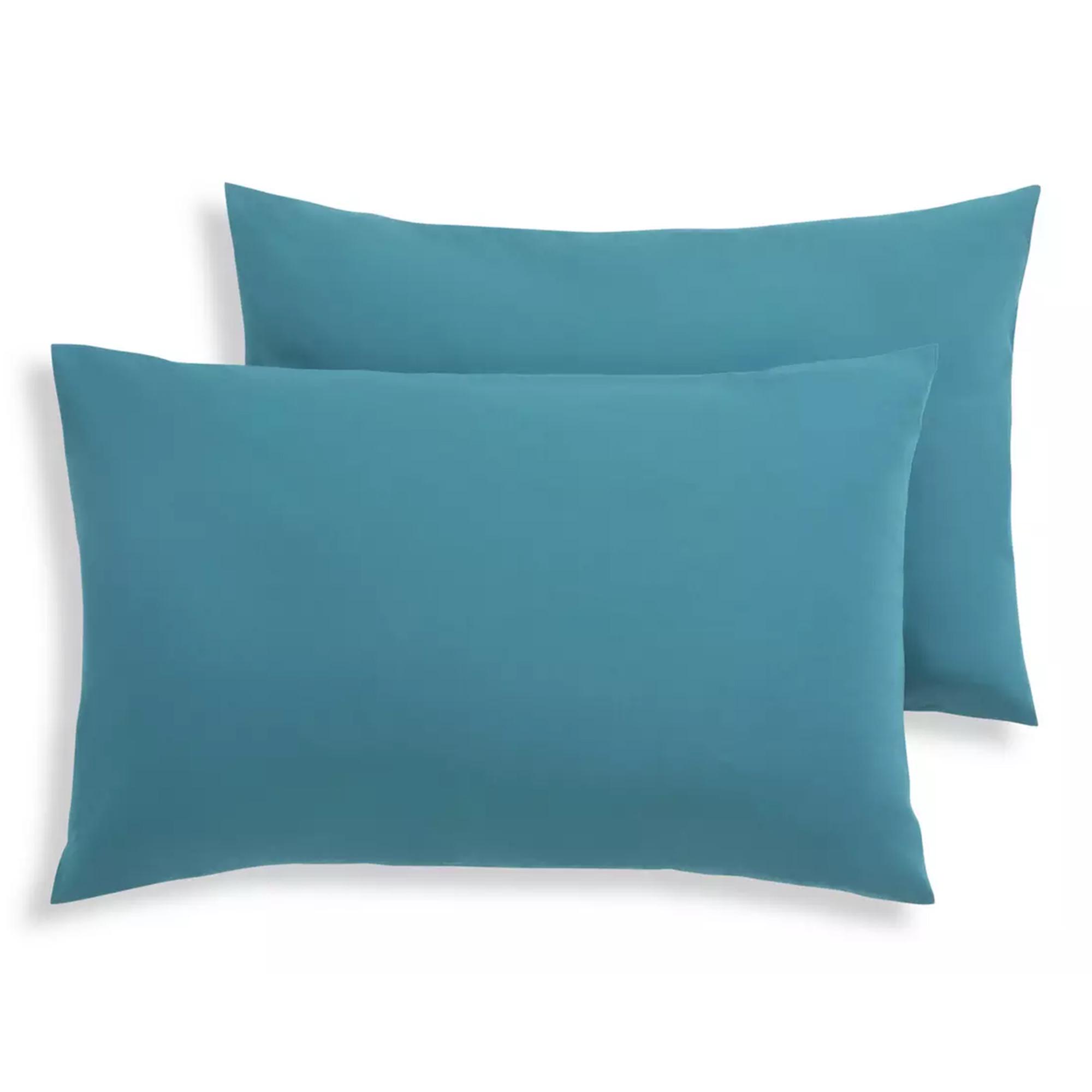 Habitat Cotton Rich 180 TC Standard Pillowcase Pair - Petrol