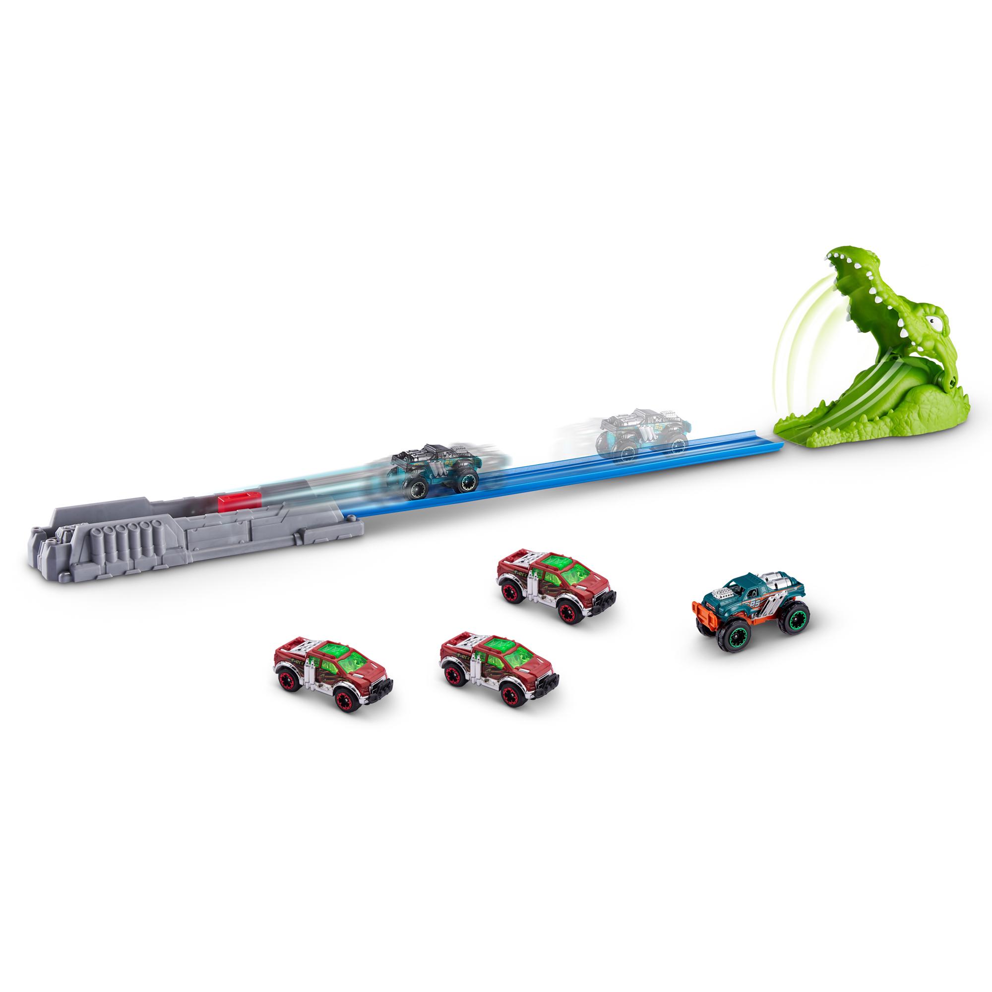 Zuru Metal Machines Crocodile Mini Racing Car Toy Track Set