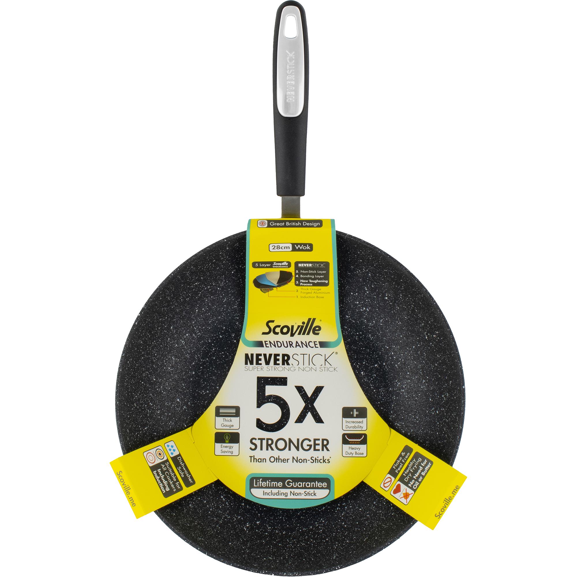 Scoville 28cm Neverstick Endurance Wok thumbnail 5