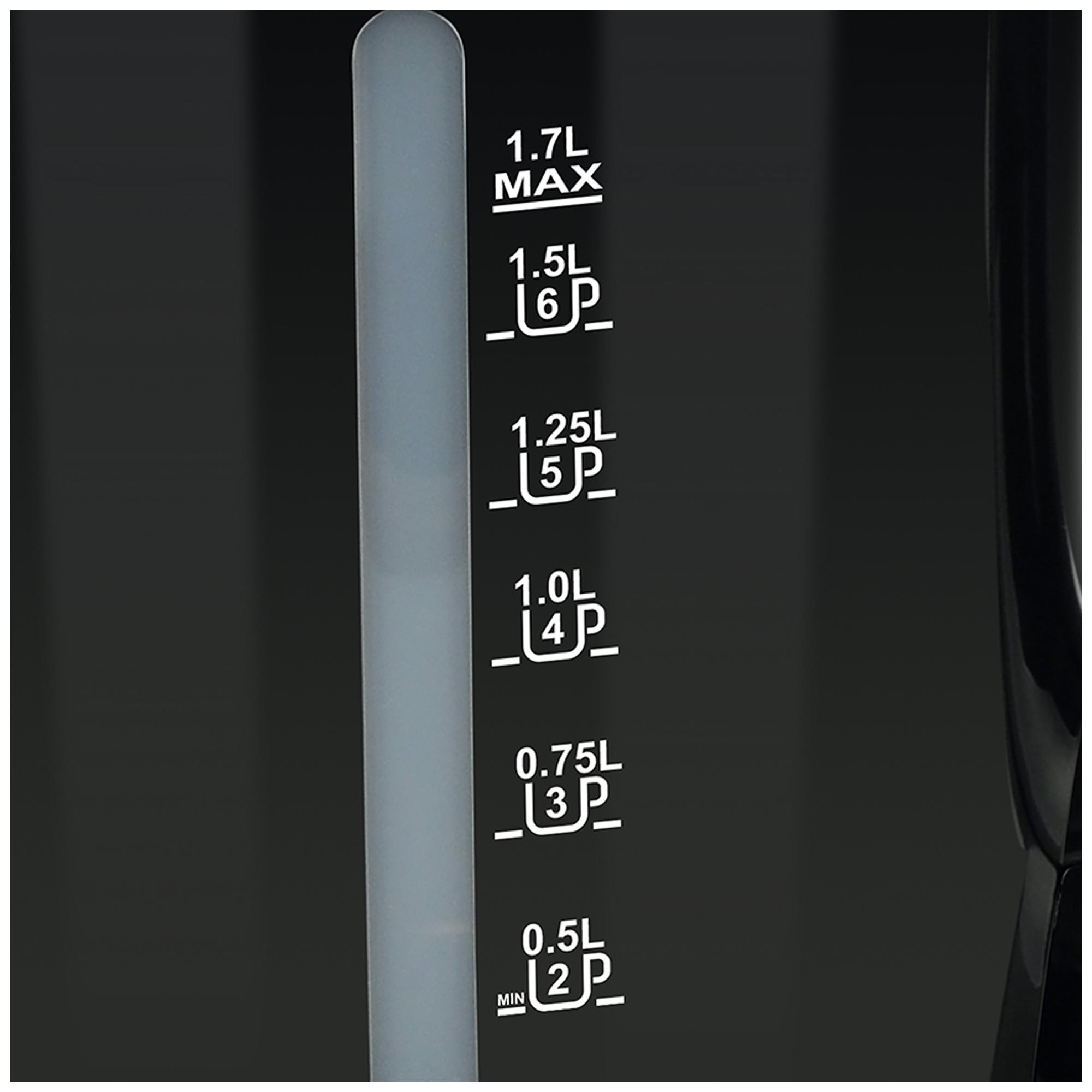 Cookworks WK8321 New Basic Kettle - Black thumbnail 2