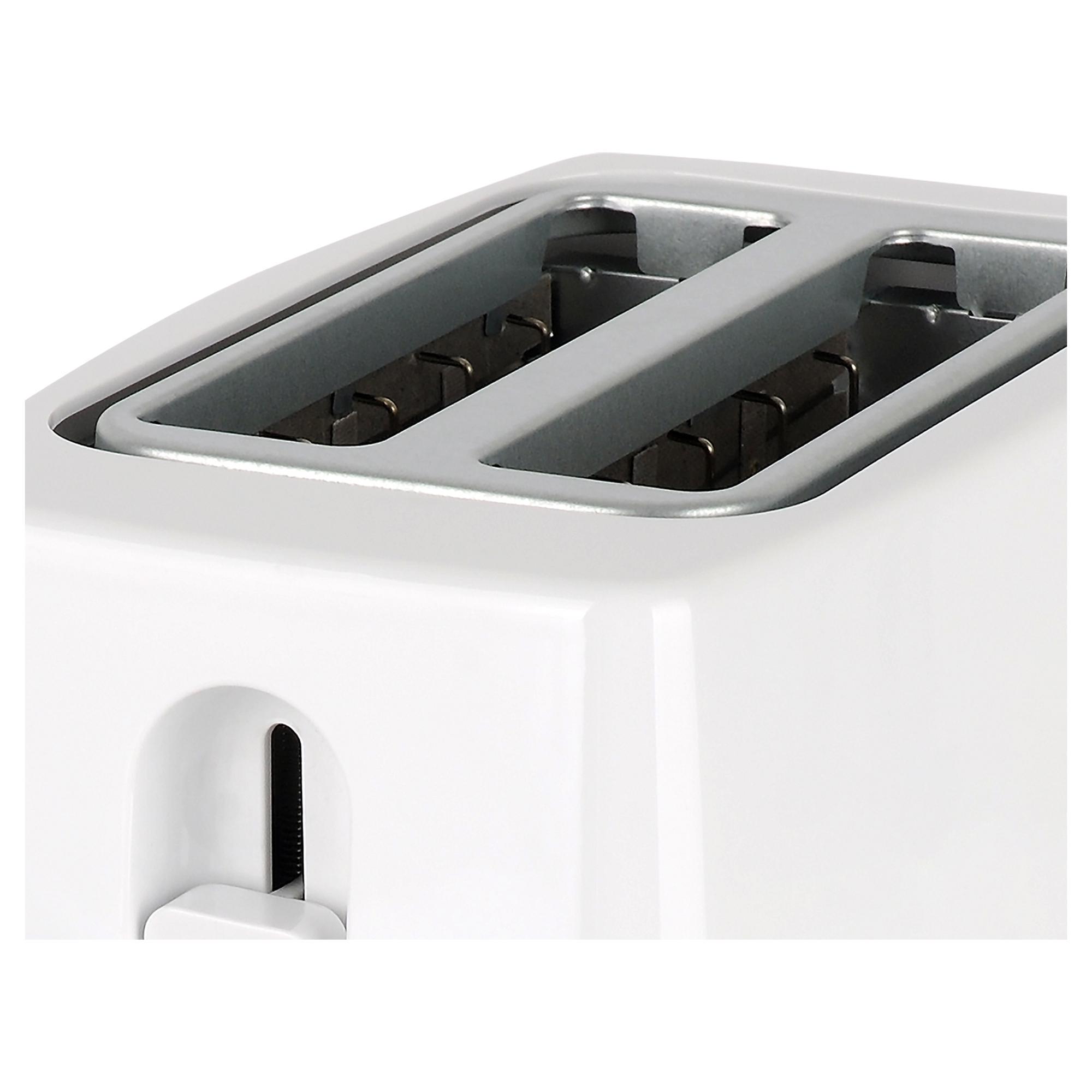 Cookworks New Basic 2 Slice Toaster - White thumbnail 3