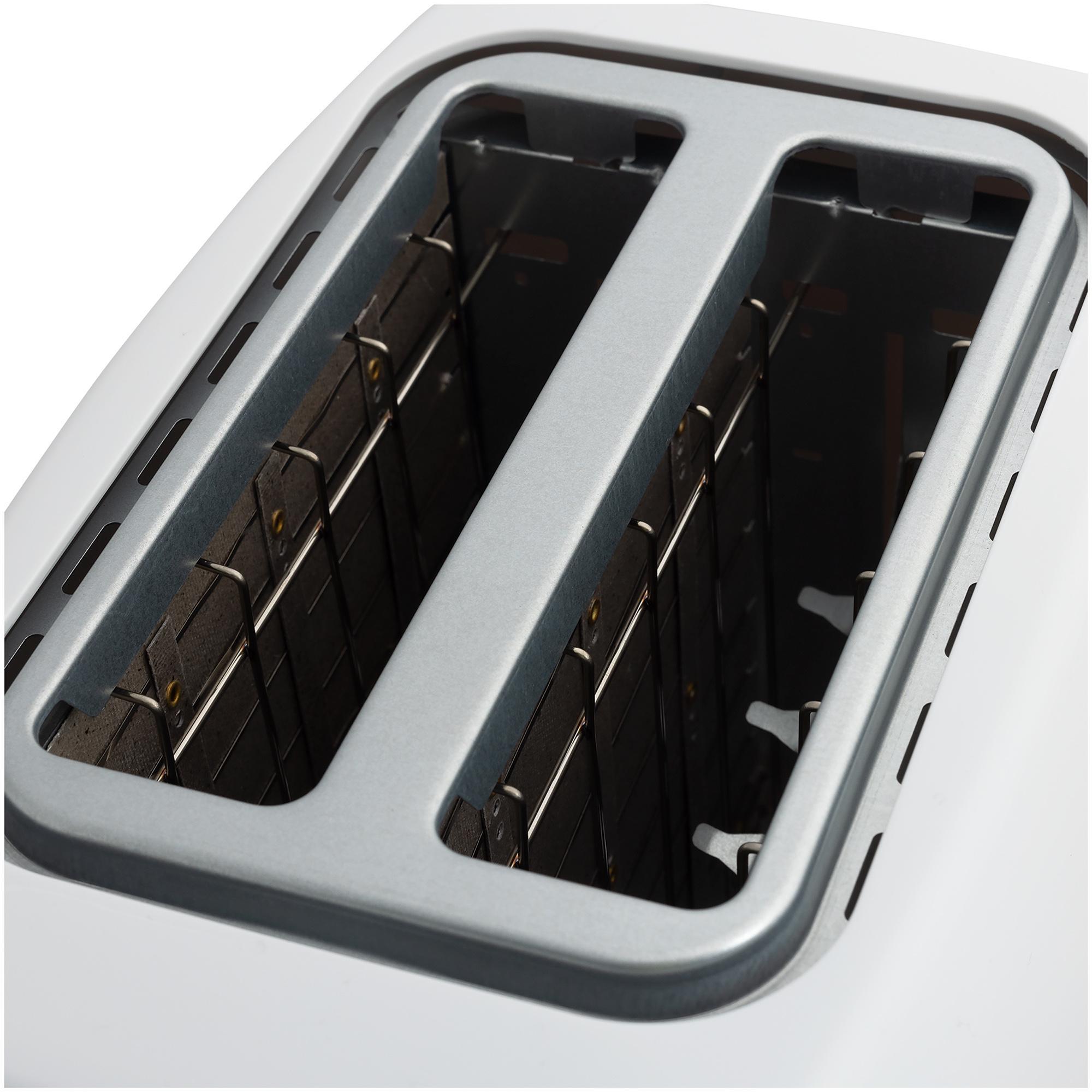 Cookworks New Basic 2 Slice Toaster - White thumbnail 4