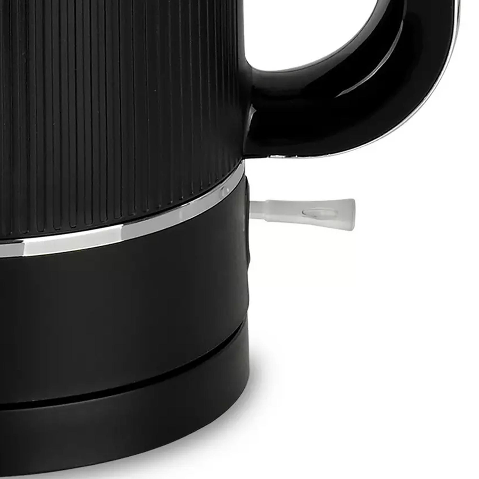 Cookworks WK8290QEH Texture Tilly Kettle - Black thumbnail 5