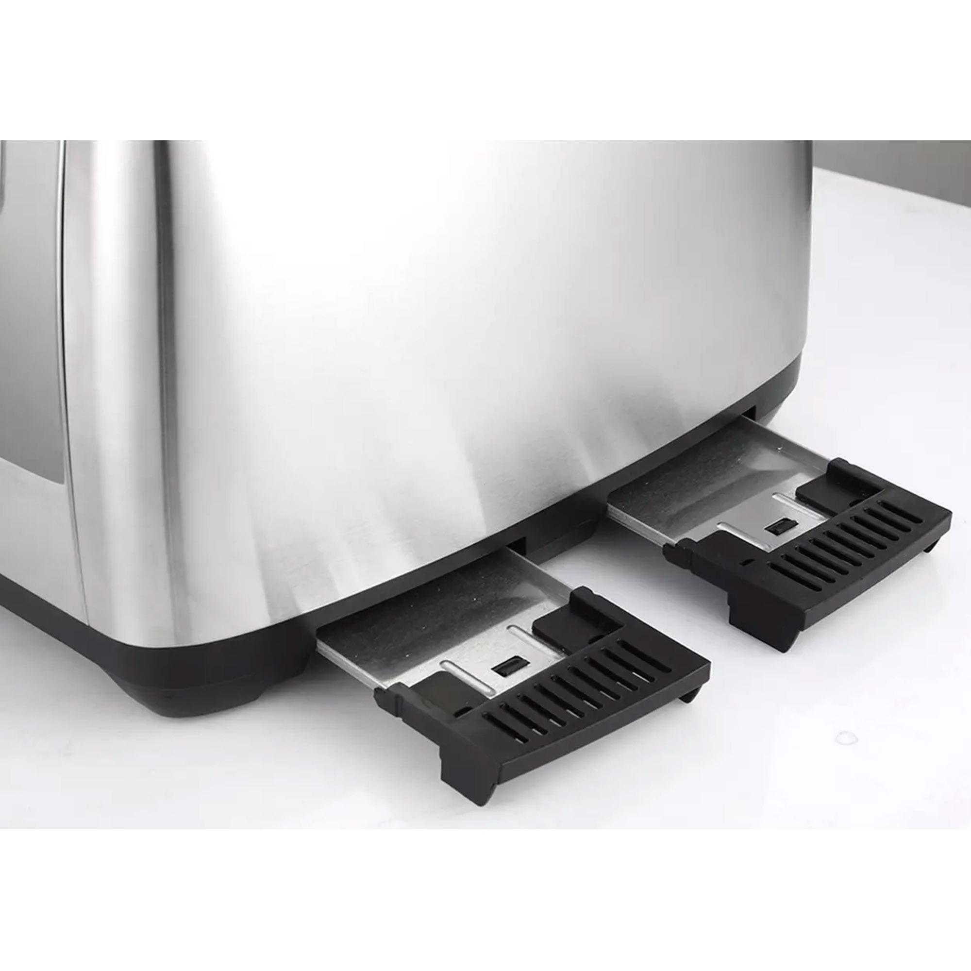 Cookworks 4 Slice Toaster - Stainless Steel thumbnail 5
