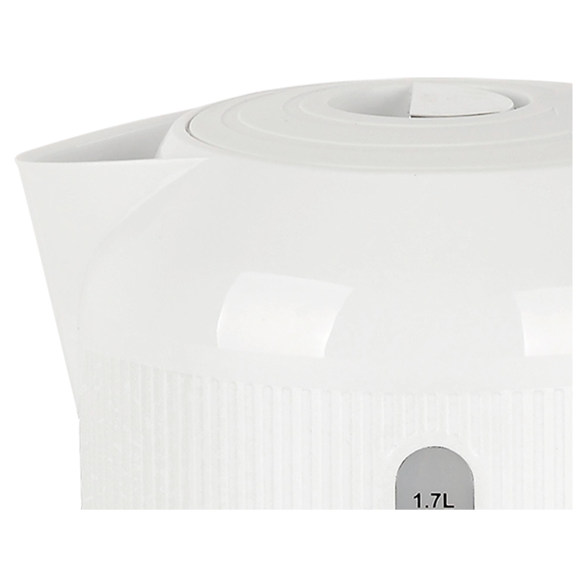 Cookworks WK8290QEH Texture Tilly Kettle - White thumbnail 3