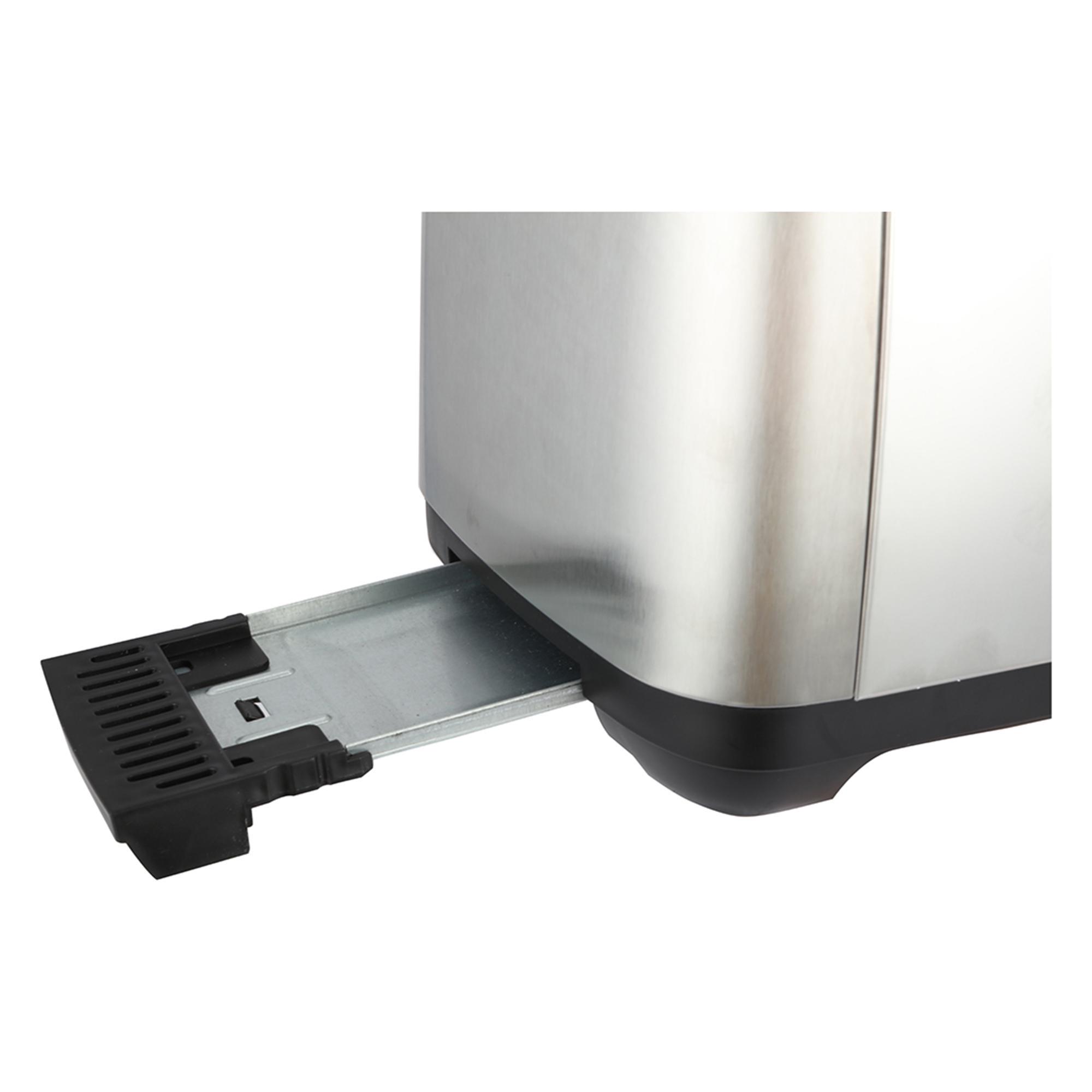 Cookworks 2 Slice Toaster - Stainless Steel thumbnail 4