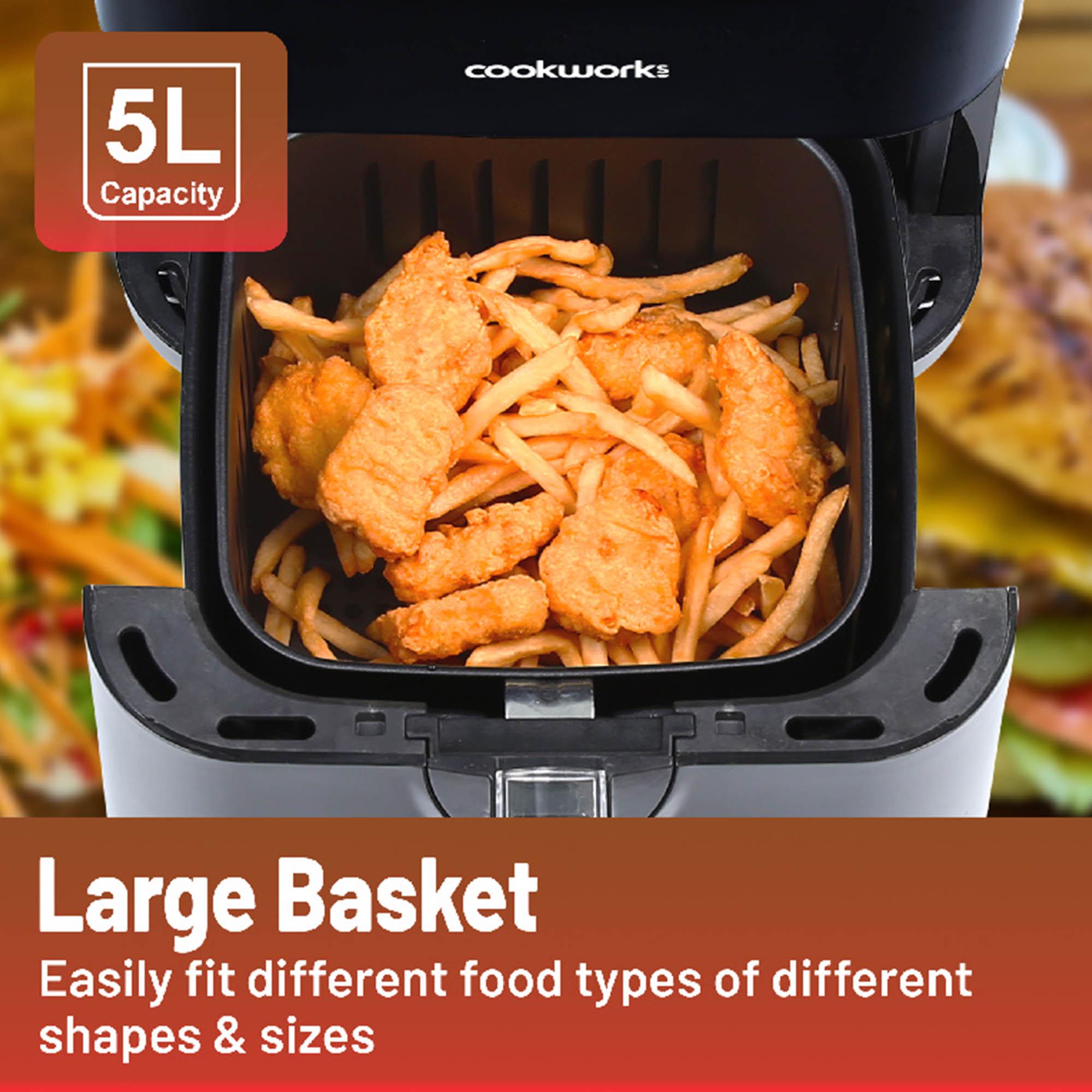 Cookworks Digital Air Fryer 5L thumbnail 3