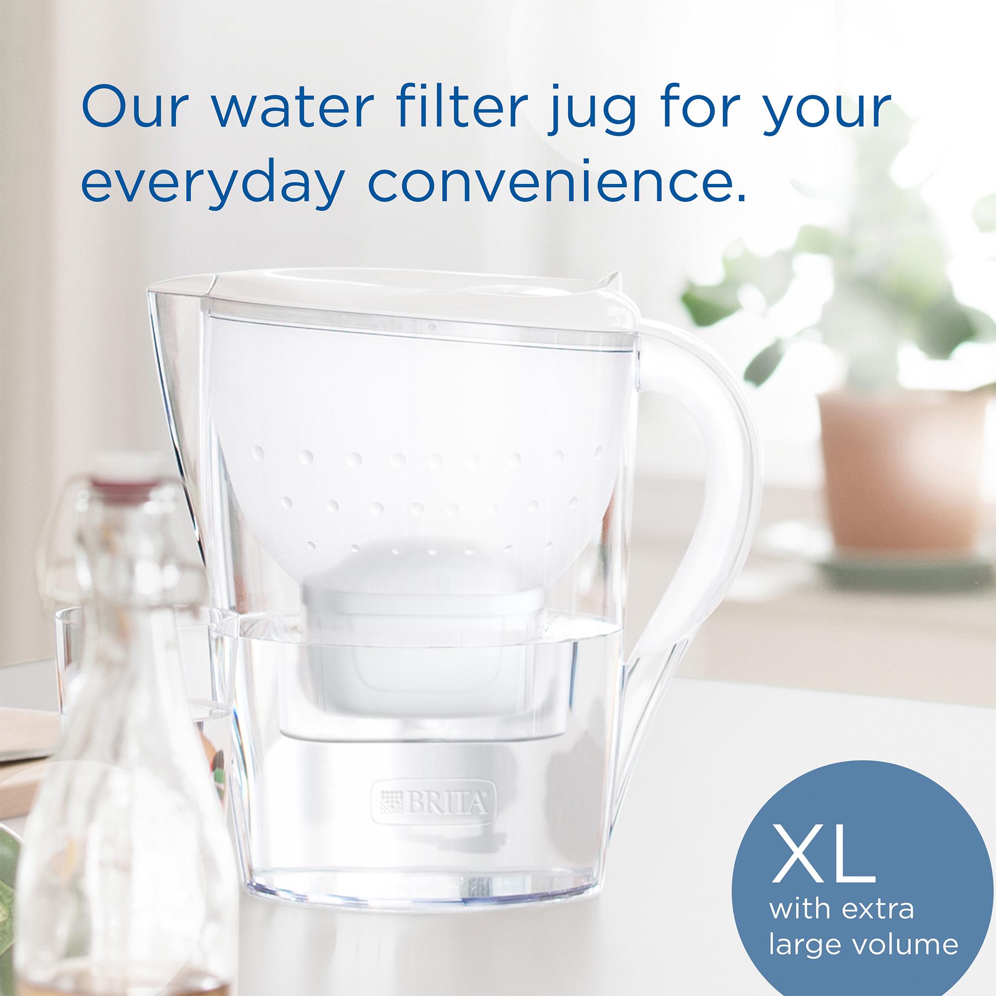 BRITA Marella 3.5L XL Water Filter Jug - White thumbnail 4