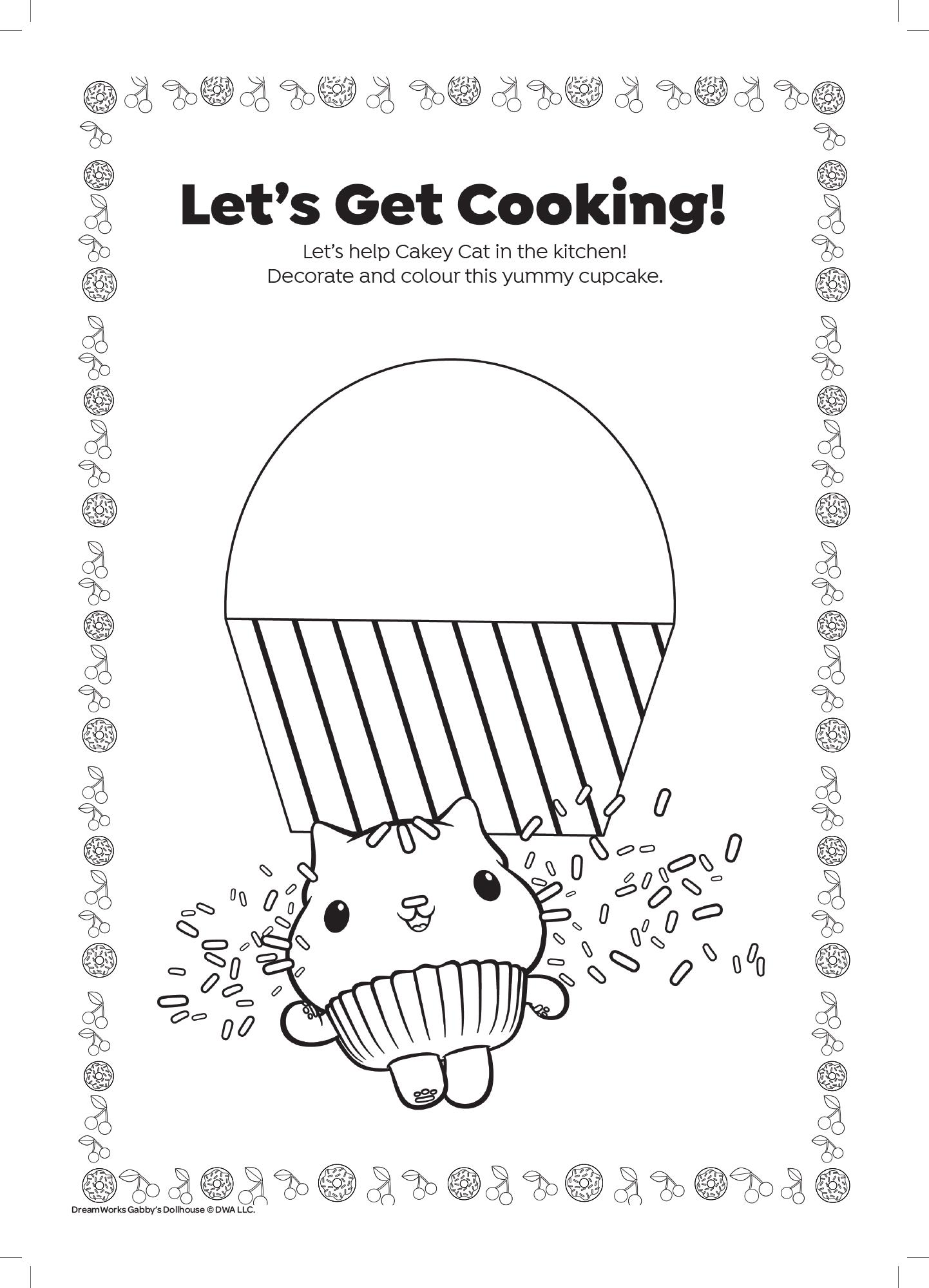 Gabby's Dollhouse Jumbo Colouring Book thumbnail 3