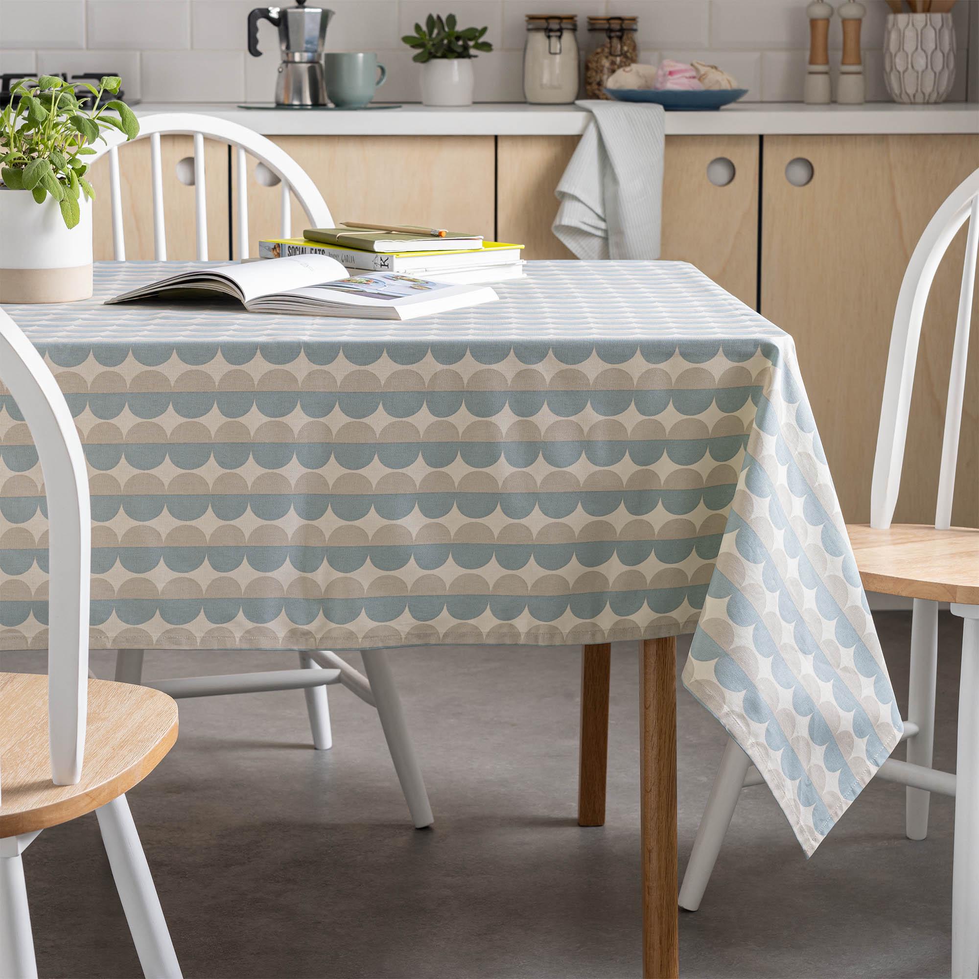 Habitat Block Print Wipe Clean Table Cloth thumbnail 5