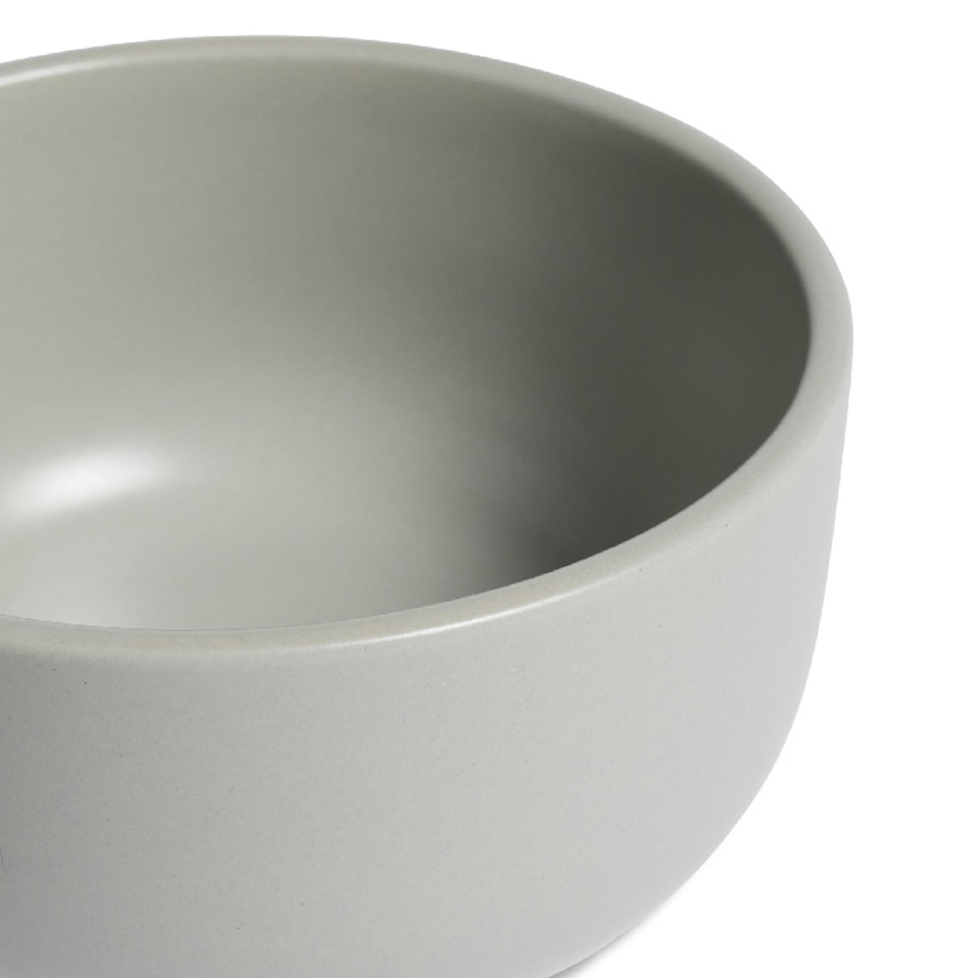 Habitat Matte Nibble Bowl - Grey thumbnail 2