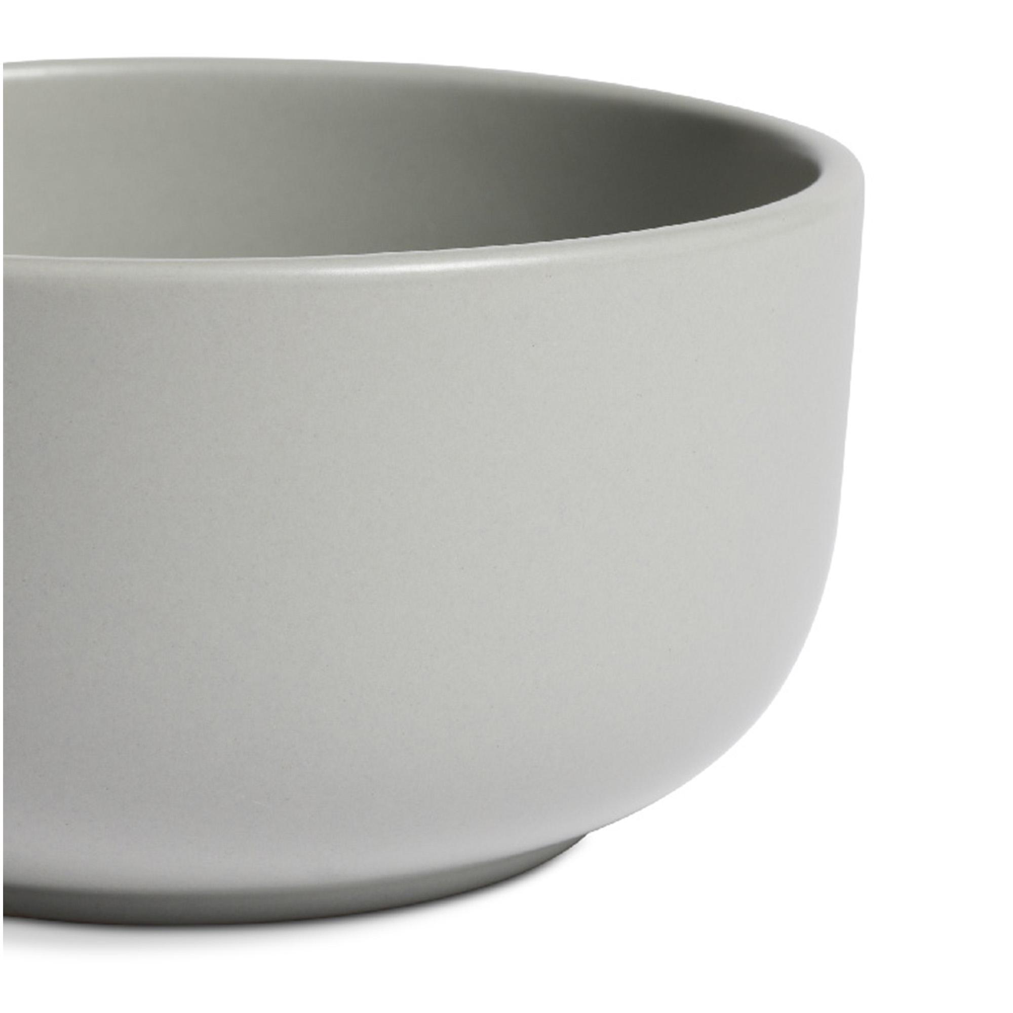 Habitat Matte Nibble Bowl - Grey thumbnail 3