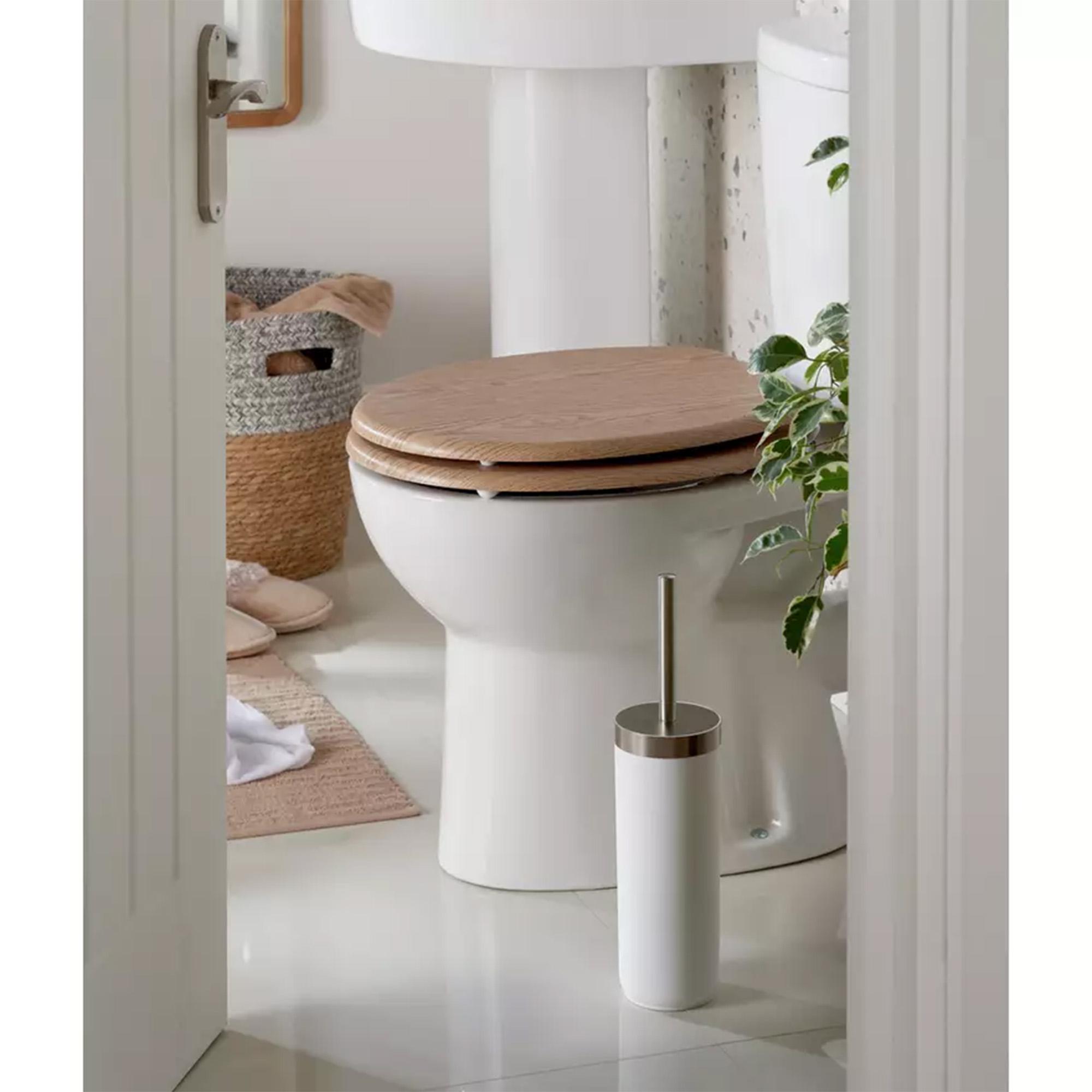 Habitat Toilet Brush - White & Silver thumbnail 2
