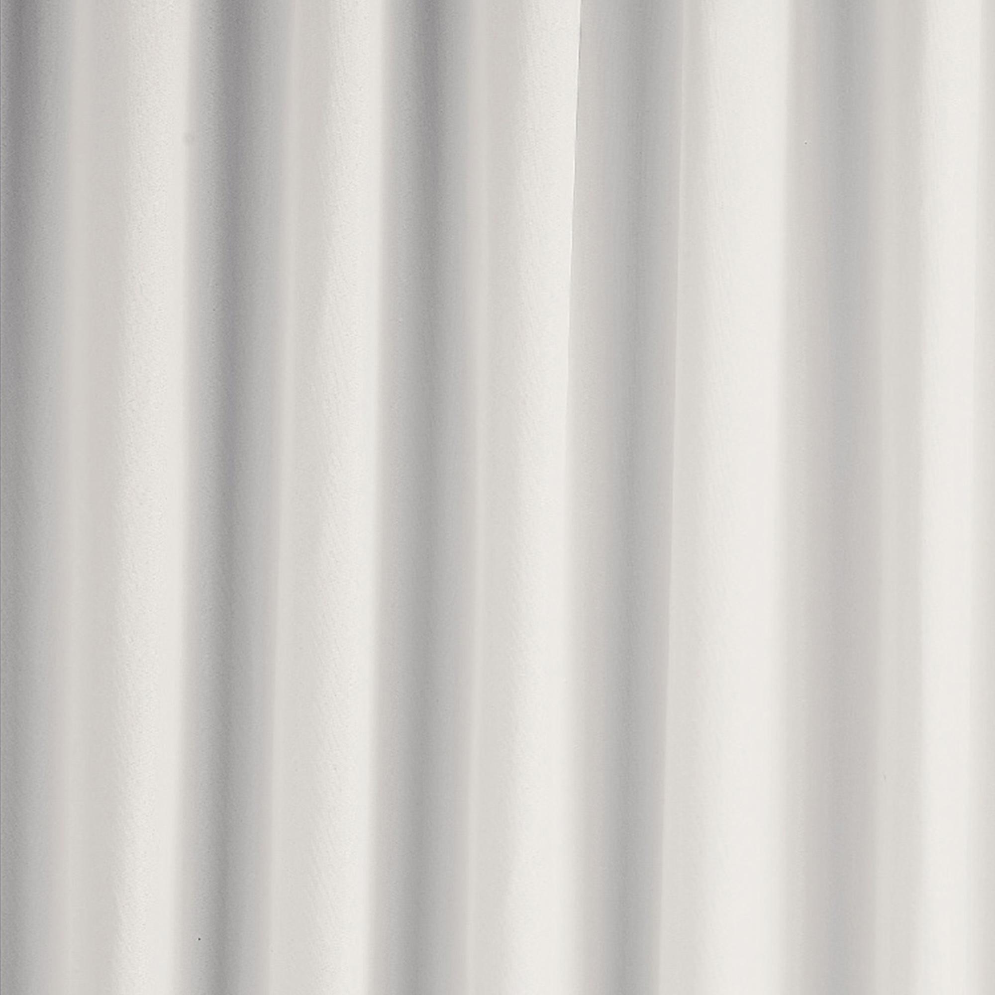 Sainsbury's Home Plain Shower Curtain Super White thumbnail 2