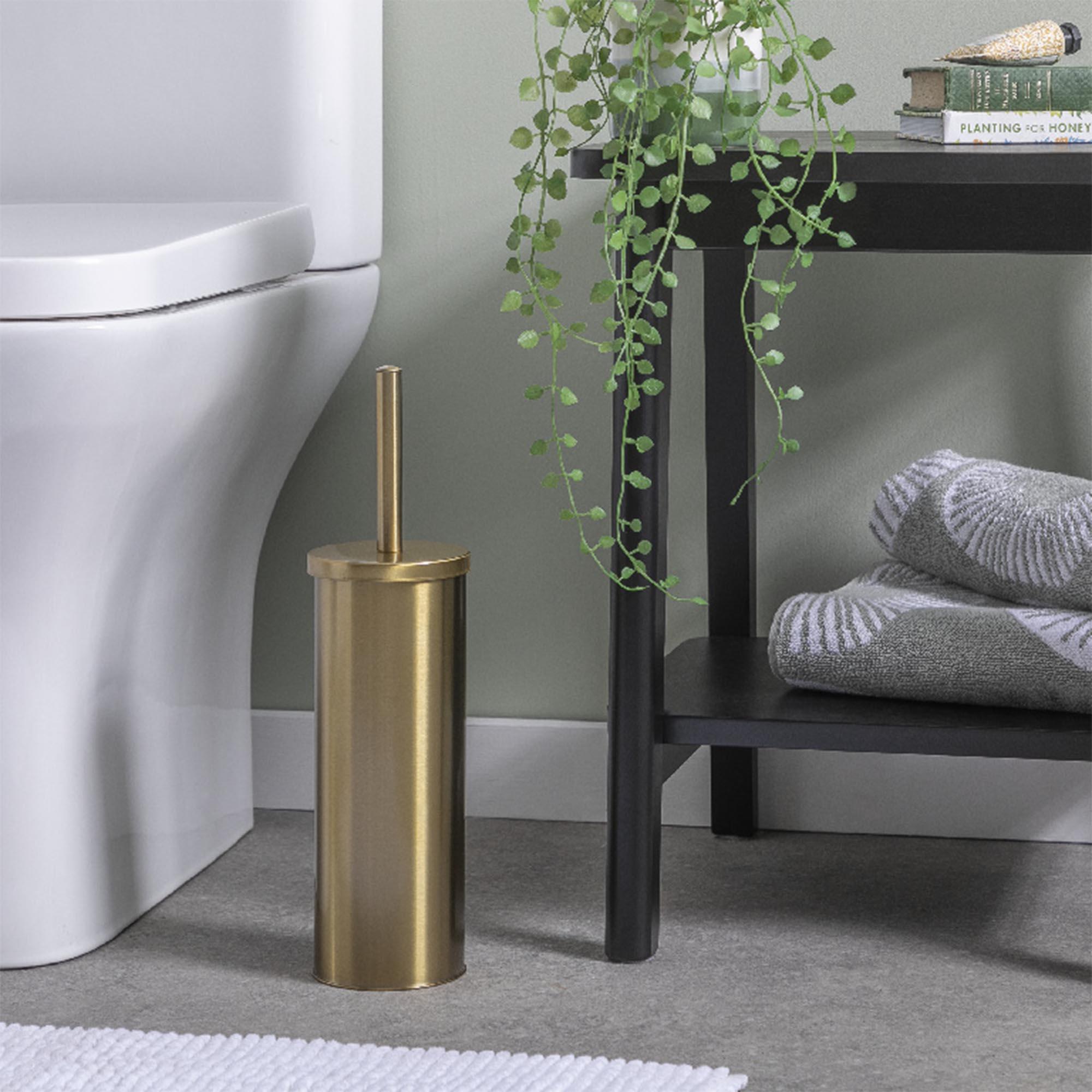 Sainsbury's Home Toilet Brush - Gold thumbnail 2