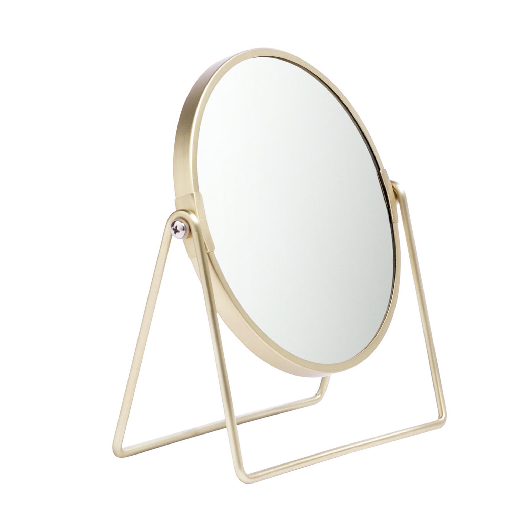 Sainsbury's Home Gold Metal Swivel Mirror thumbnail 2