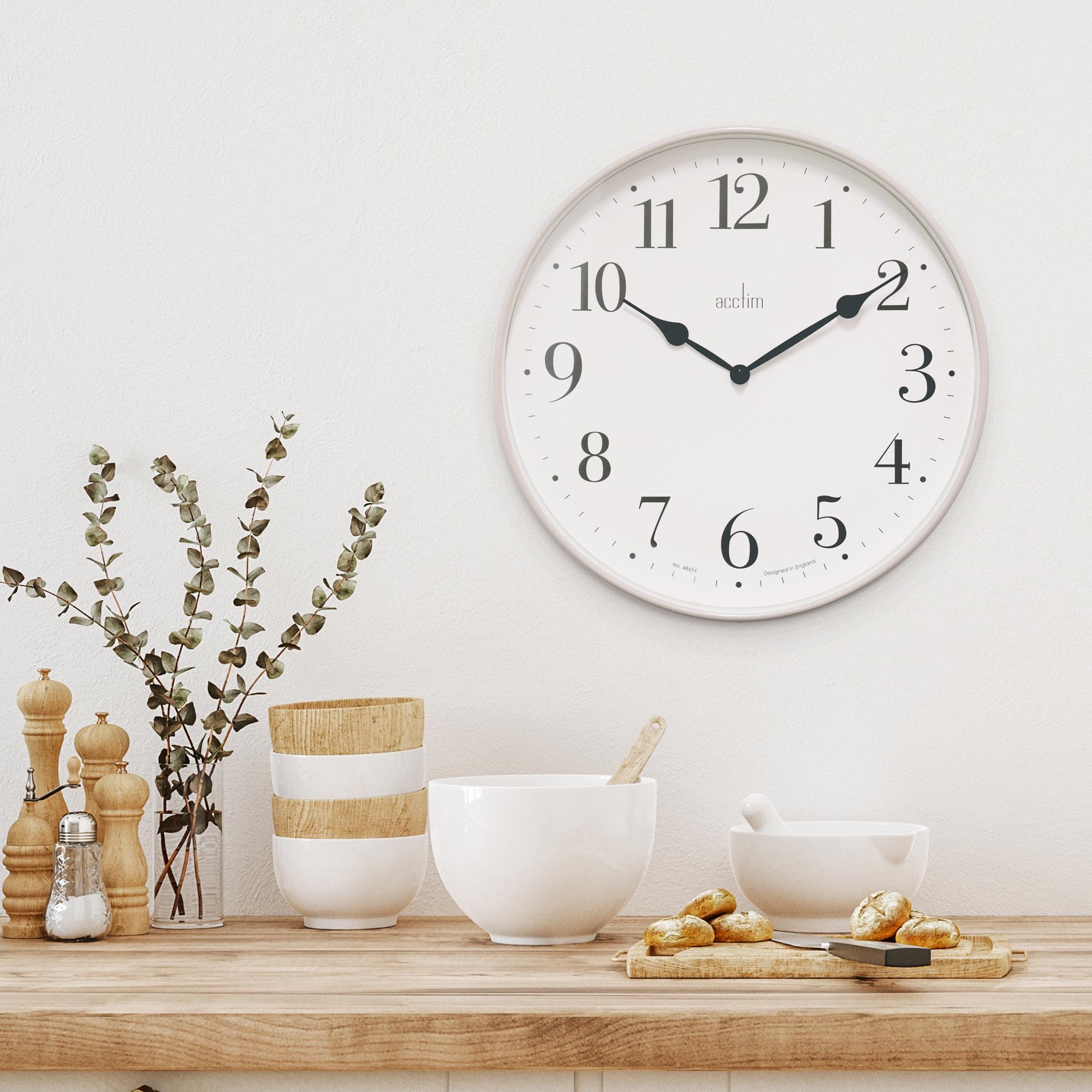 Acctim Denham Wall Clock in Mocha 30cm thumbnail 4