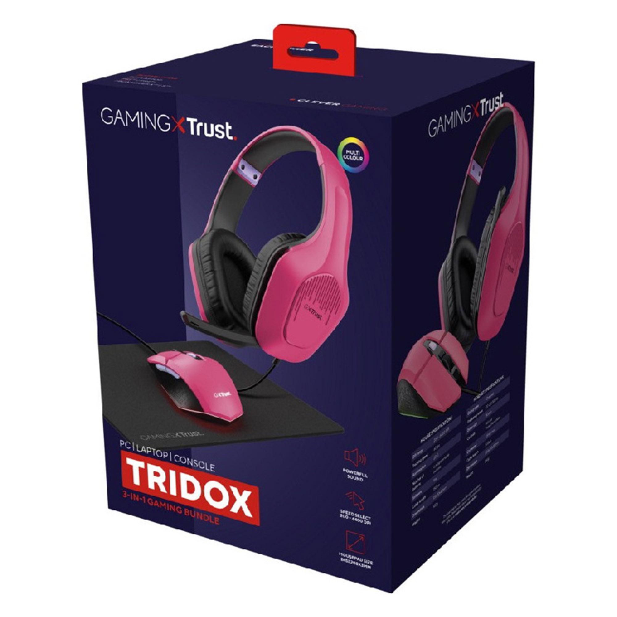 Trust Tridox 3-In-1 Bundle Gxt790 - Black thumbnail 2