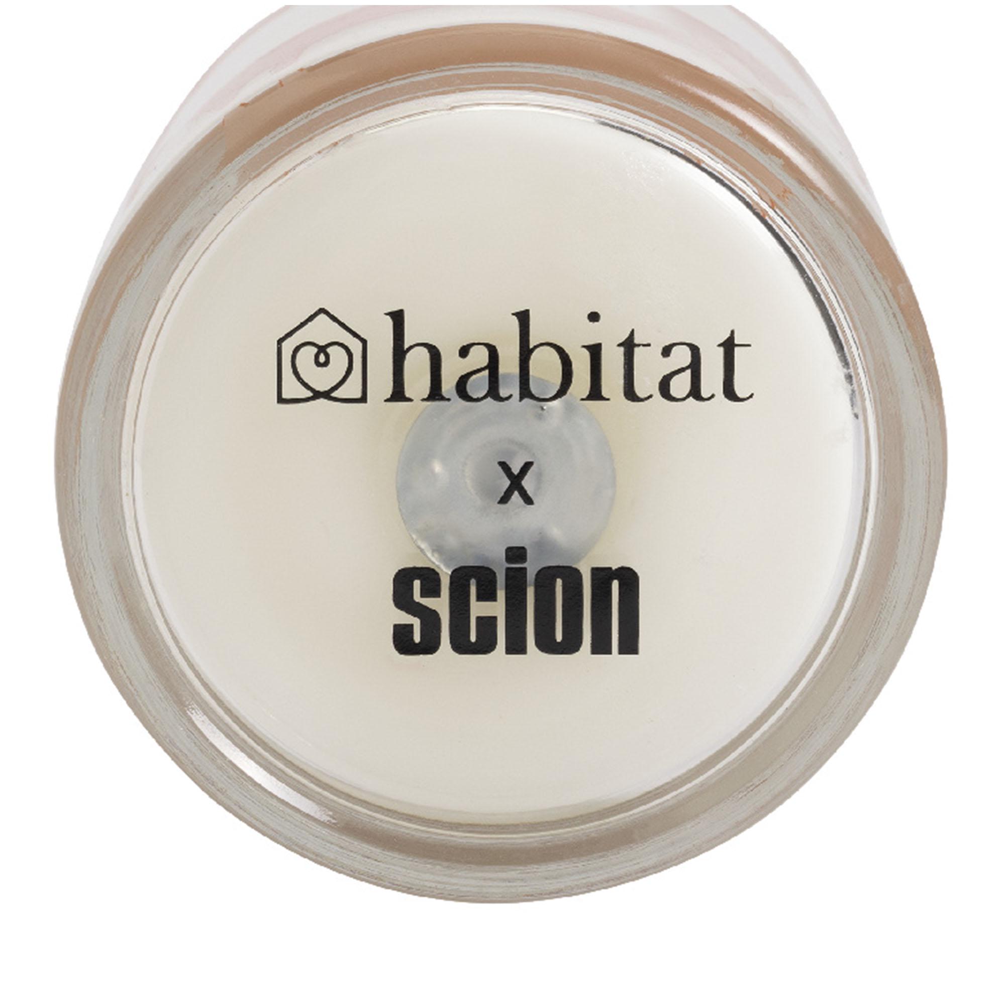 Habitat x Scion Family Mr Fox Candle Glass Blue thumbnail 3