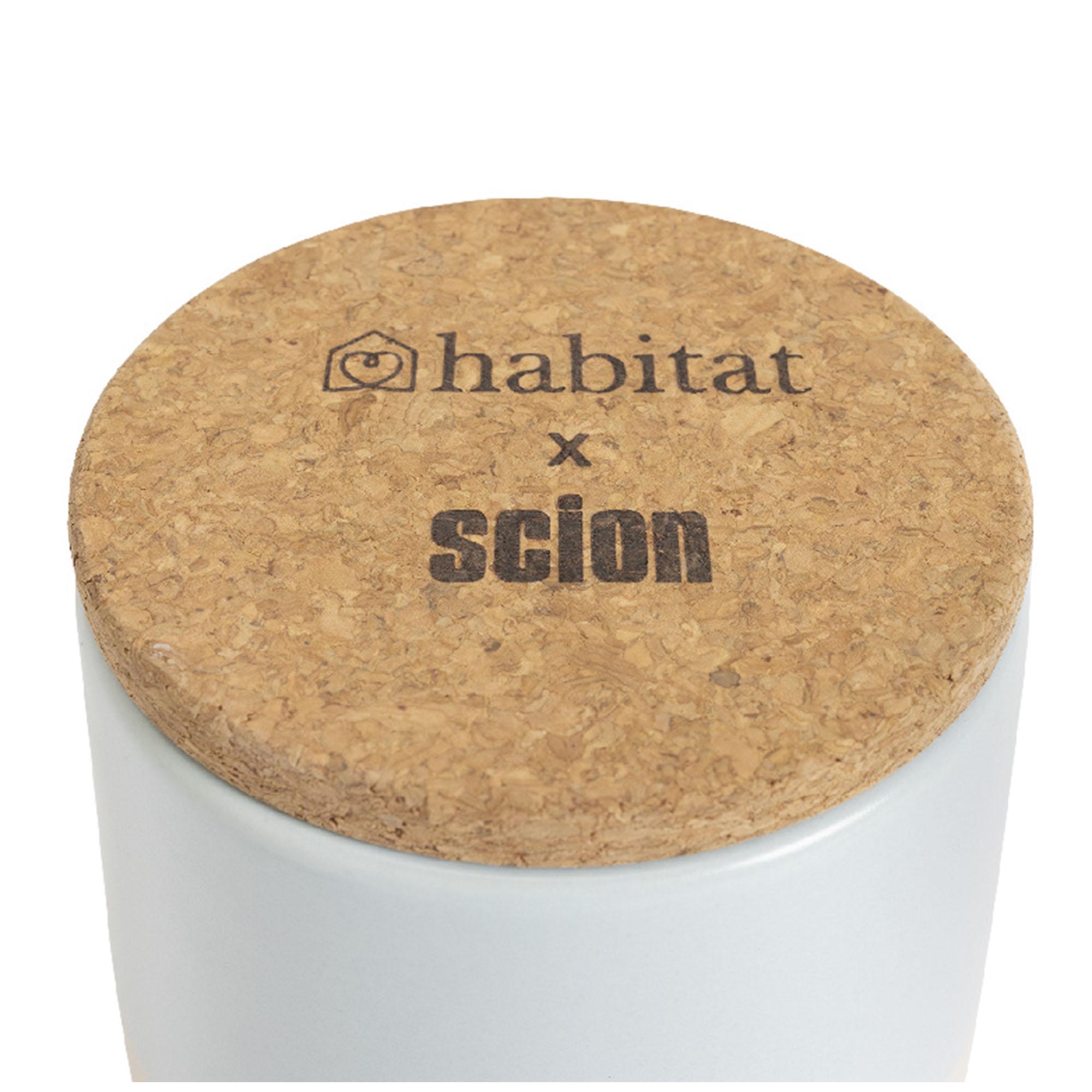 Habitat x Scion Family Mr Fox Ceramic Candle Blue thumbnail 3