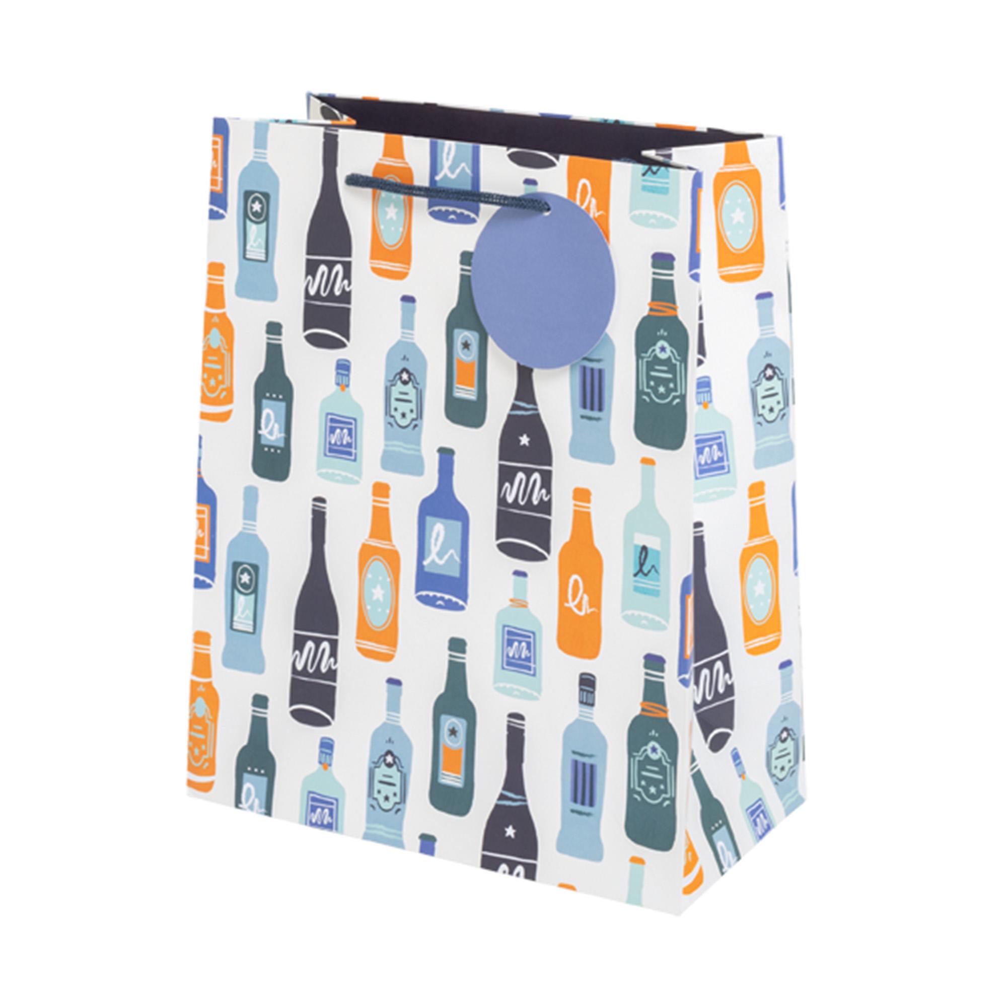 Sainsbury's Beer Bottles Large Present Gift Bag Birthday Celebration
