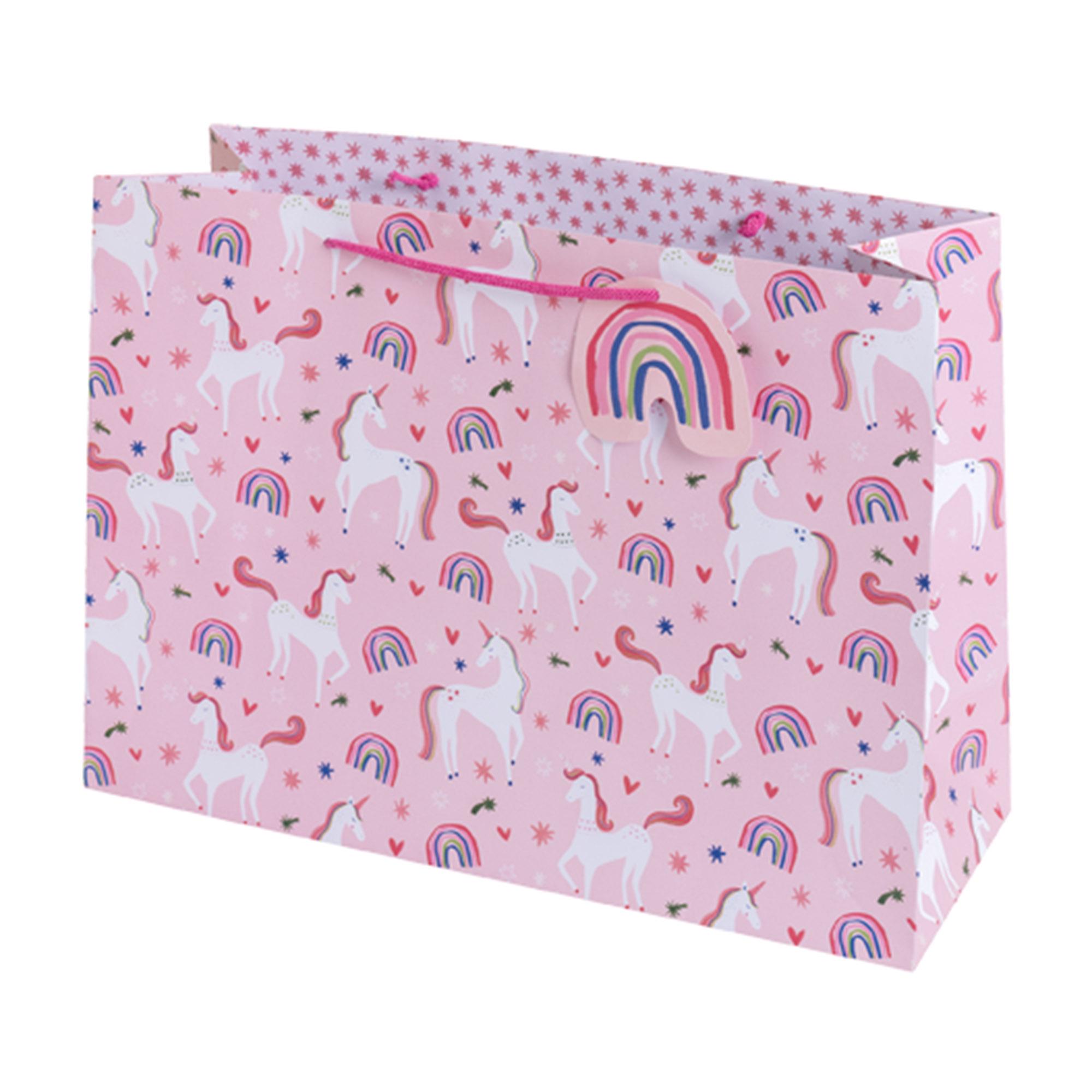Sainsbury's Unicorn Extra Large Present Gift Bag Birthday Celebration