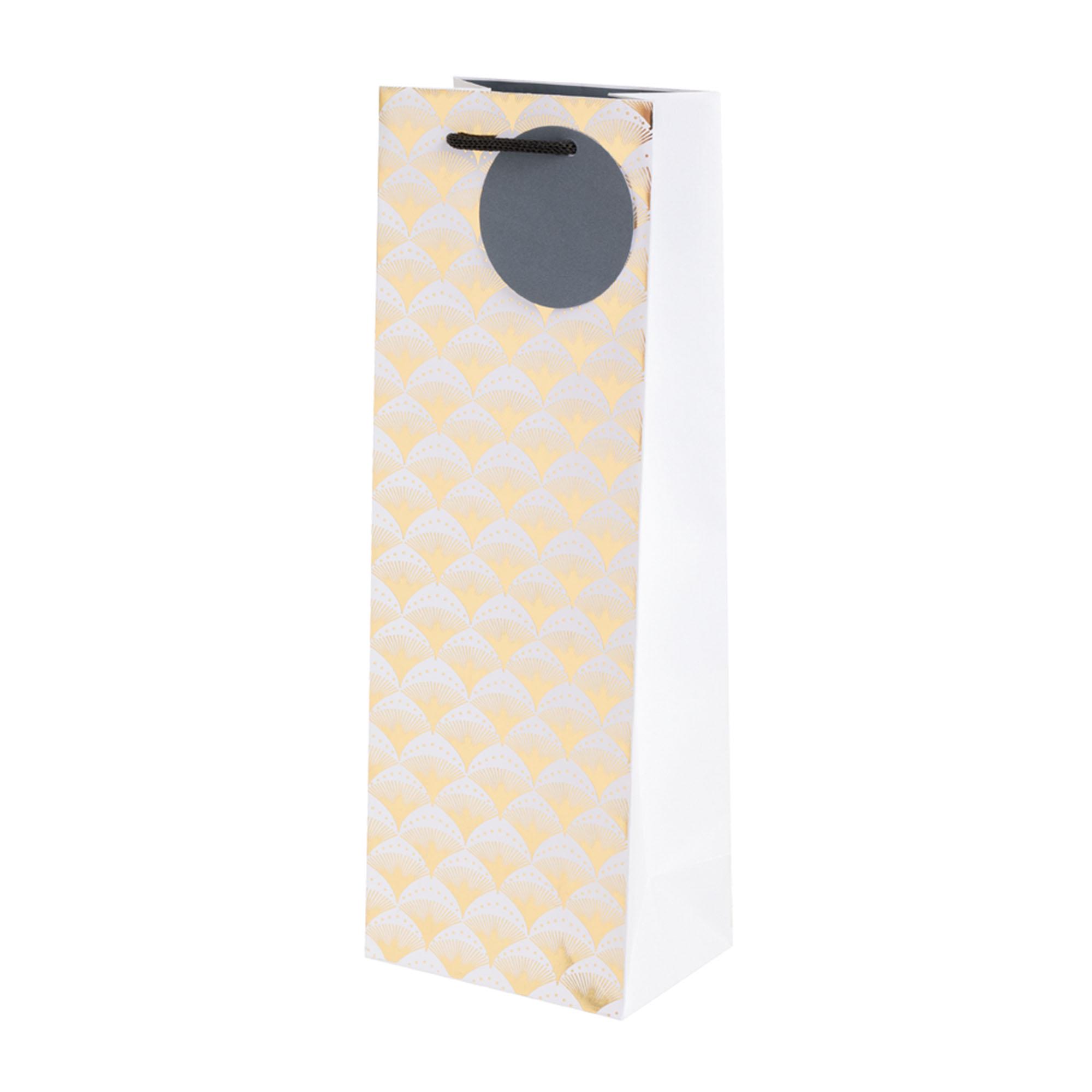 Sainsbury's Glam Geo Bottle Gift Bag For Champagne Prosecco Wine