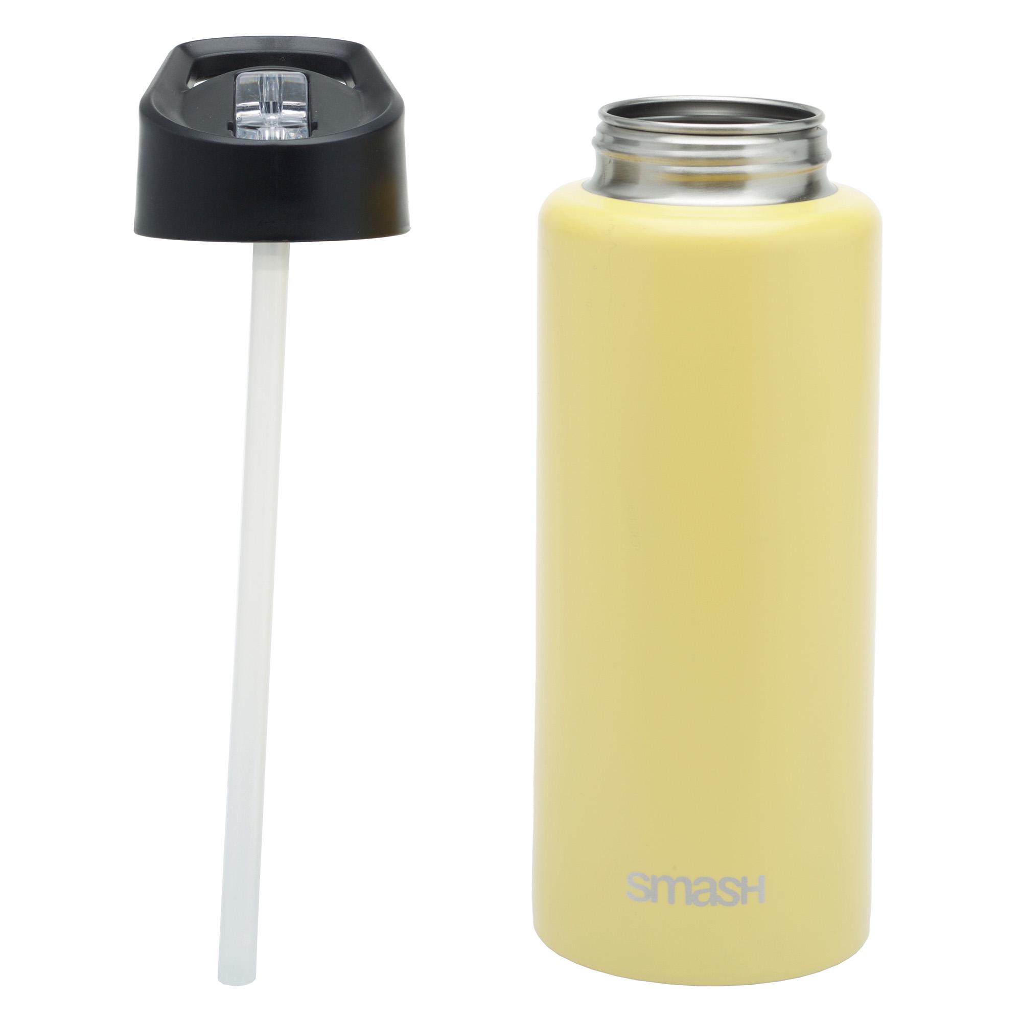 Smash Yellow Stainless Steel Bottle - 1L thumbnail 4