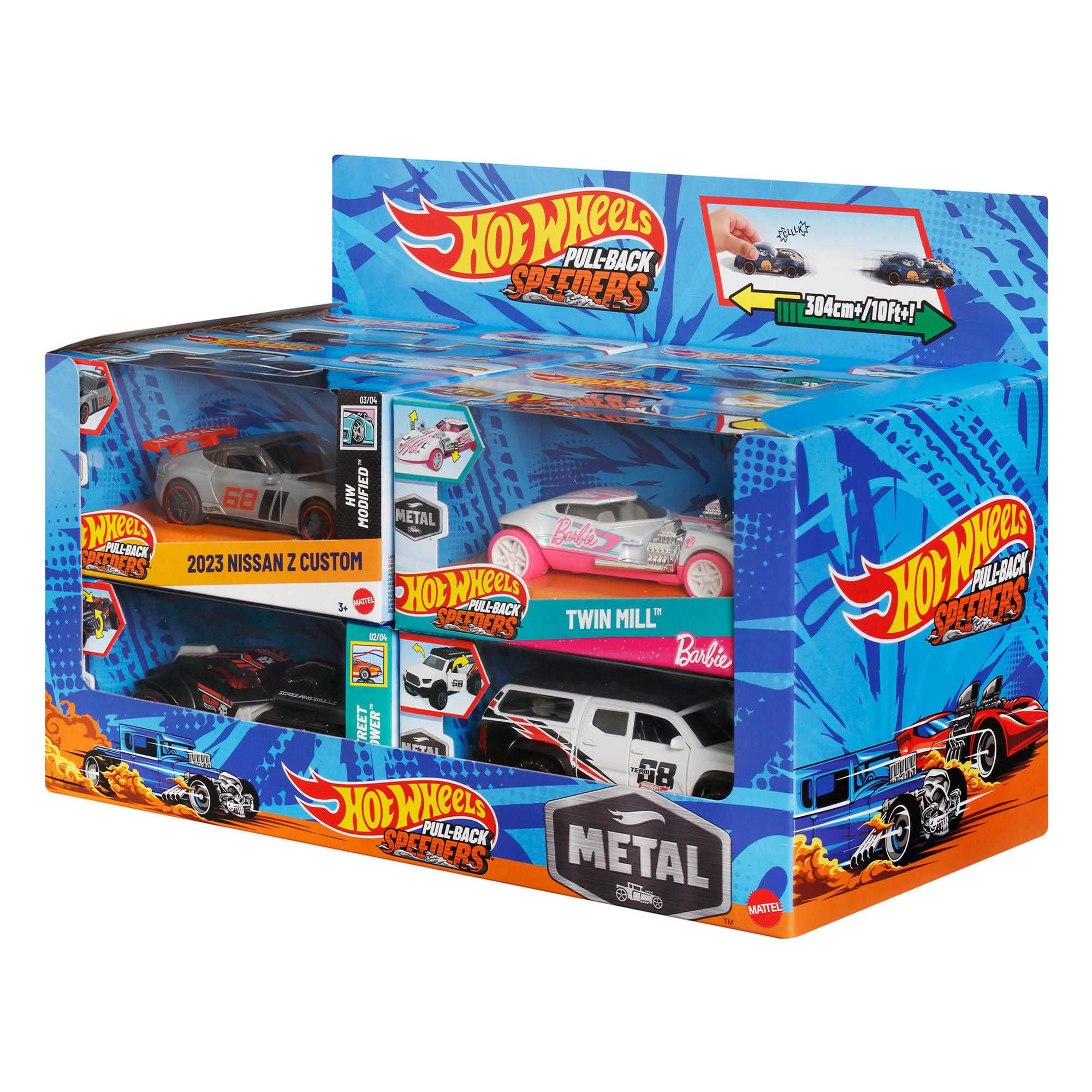 Hot Wheels Pull Backs Speeders Toy Car Assortment thumbnail 2