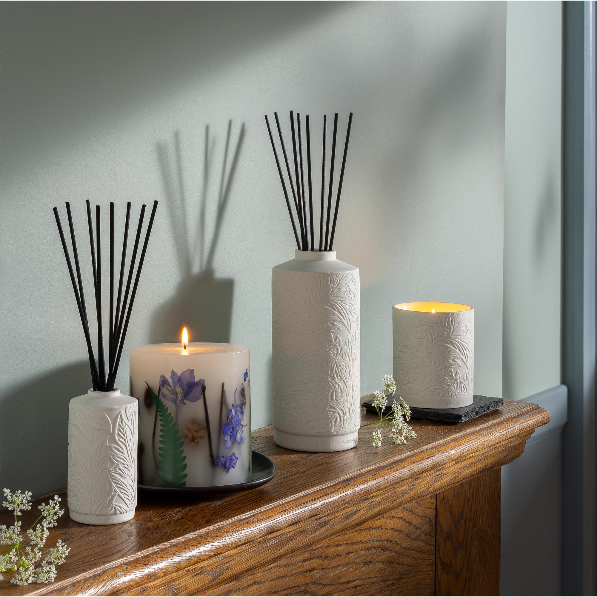 Habitat x Morris & Co. Willow & Cedarwood Ceramic Candle thumbnail 4
