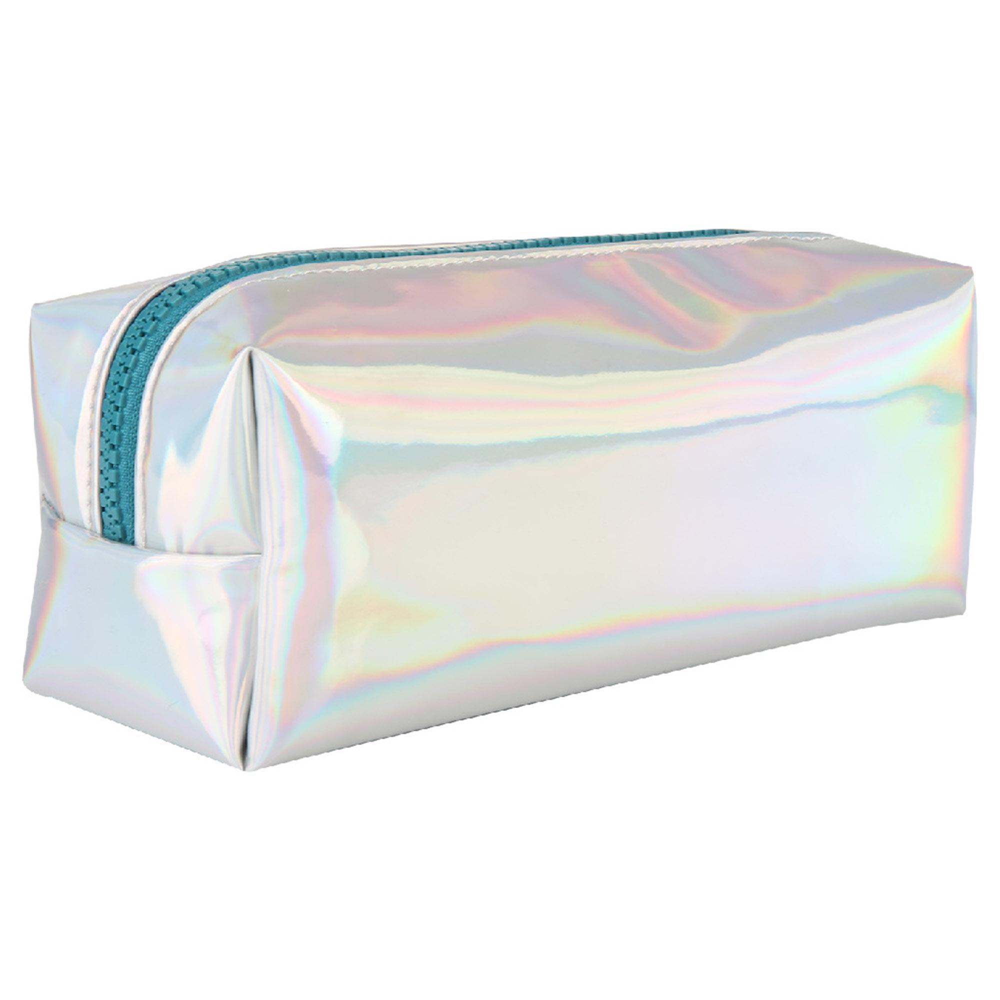 Sainsbury's Home Sound Waves Iridescent Pencil Case