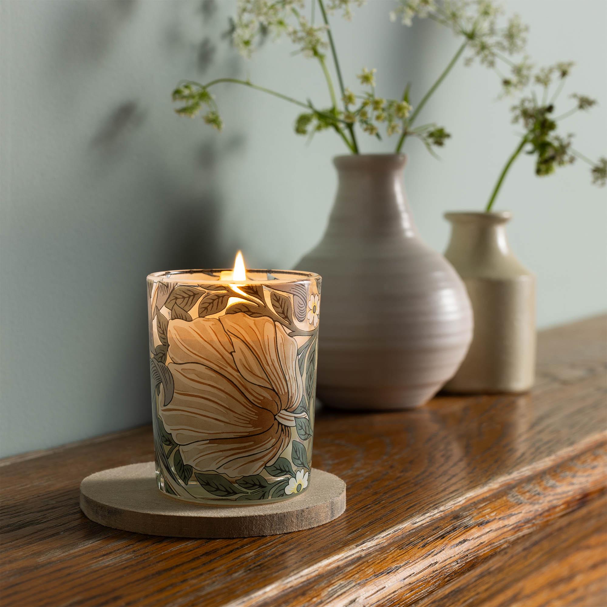 Habitat x Morris & Co. Bluebell & Acanthus Votive Candle thumbnail 2