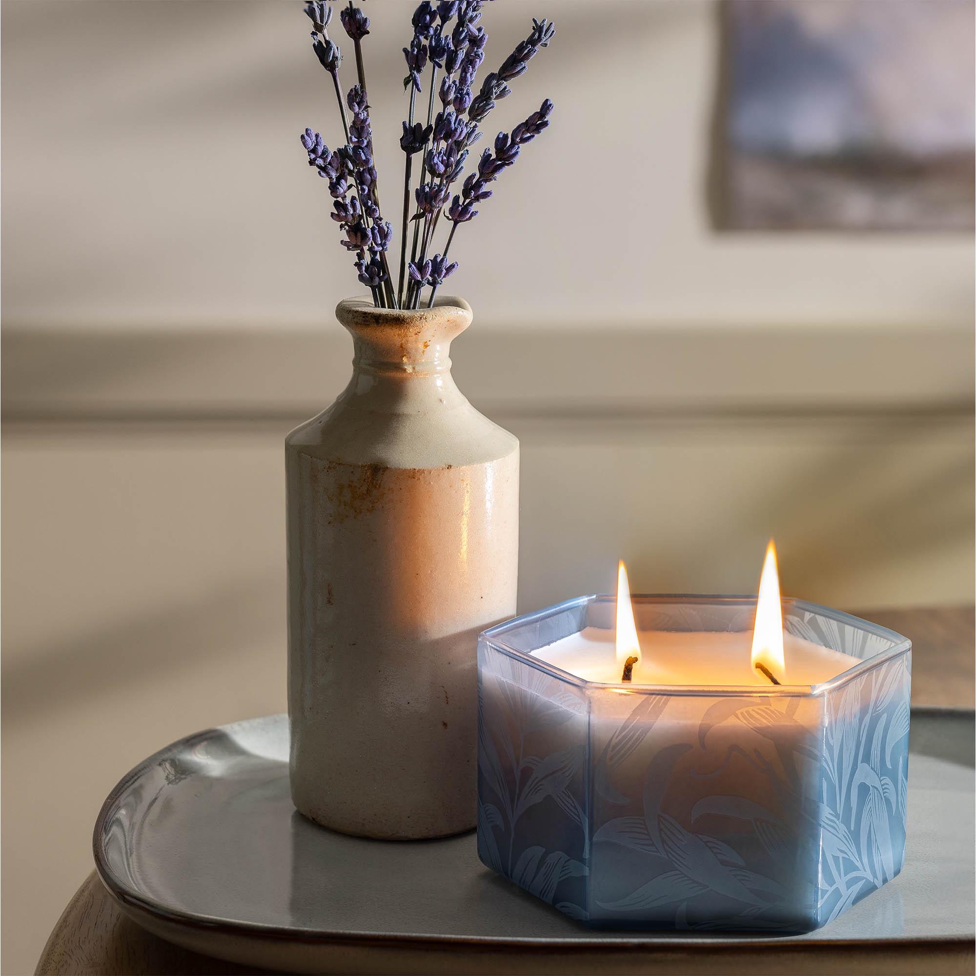 Habitat x Morris & Co. Bluebell & Acanthus Multiwick Candle thumbnail 2