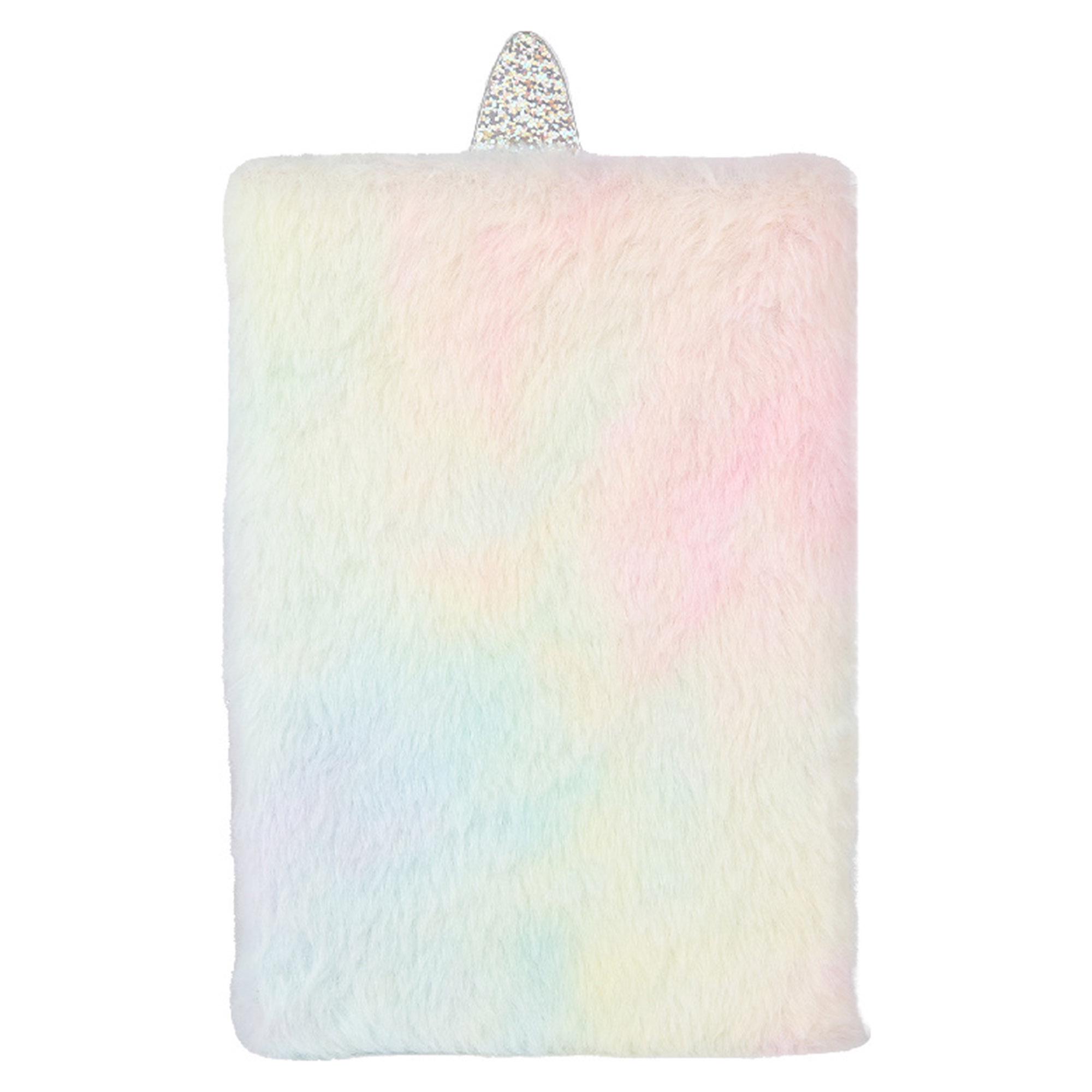 Sainsbury's Home Unicorn Furry A5 160 Page Ruled Notebook thumbnail 3