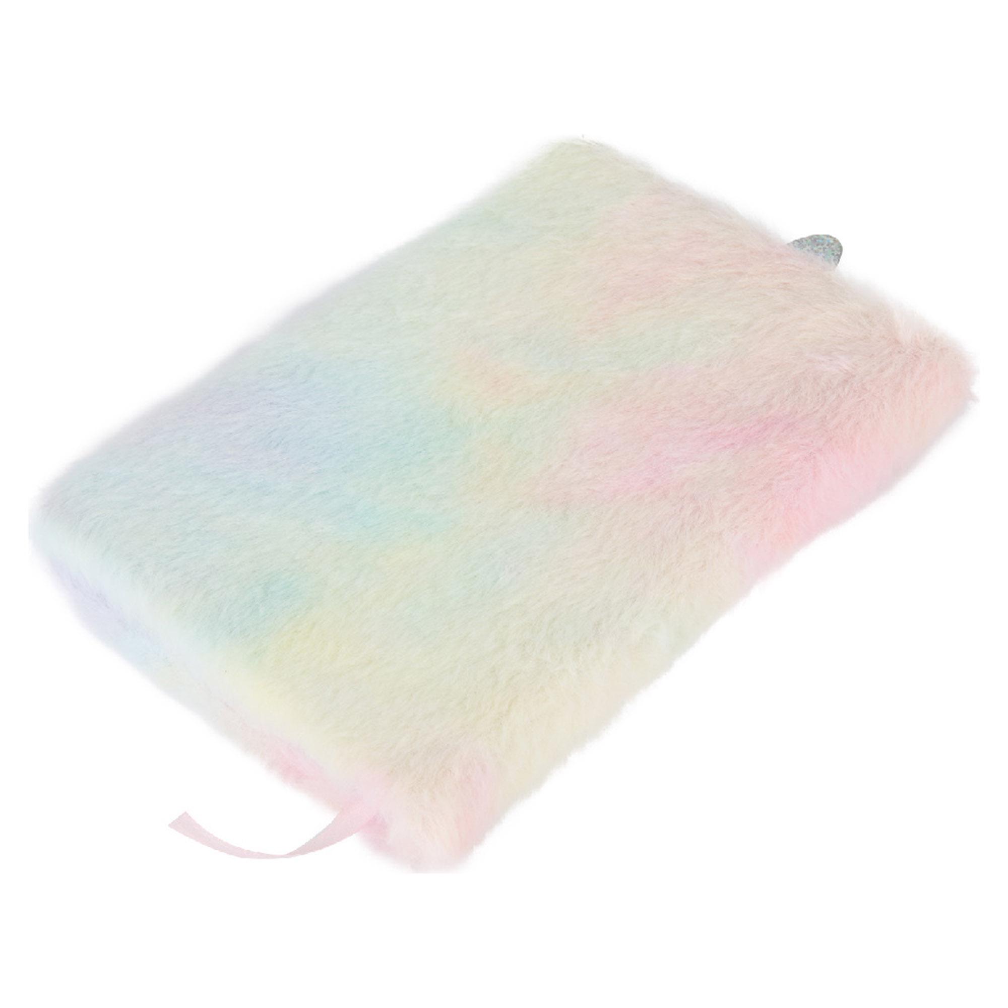 Sainsbury's Home Unicorn Furry A5 160 Page Ruled Notebook thumbnail 5