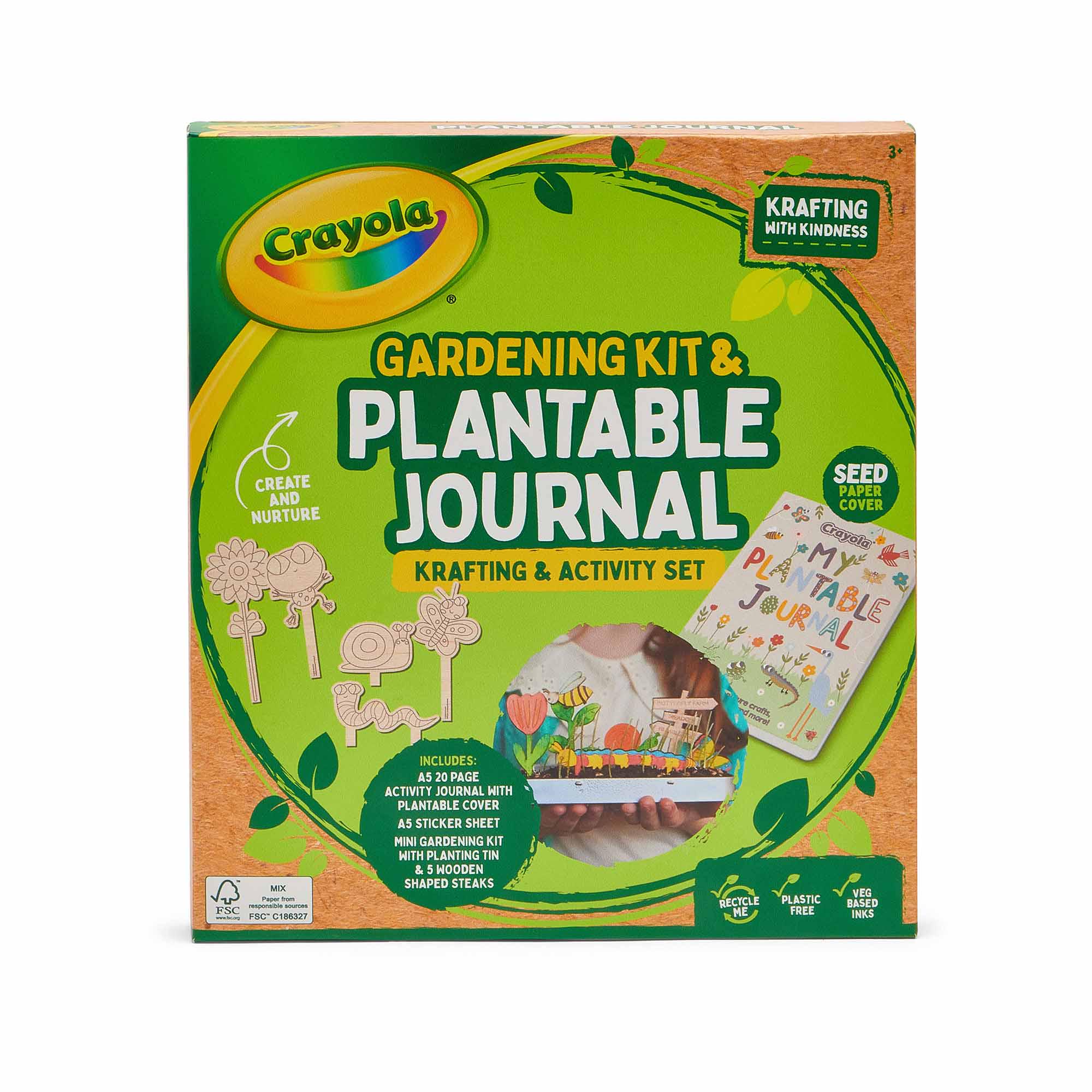 Crayola Plantable Journal & Mini Garden Kit