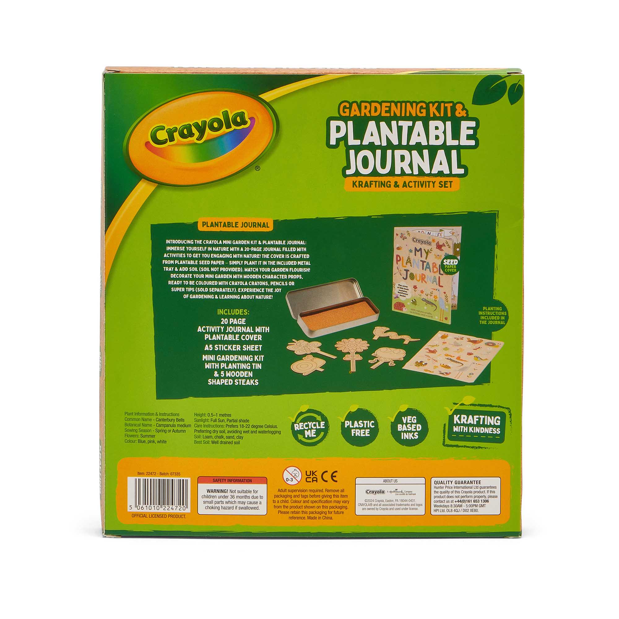 Crayola Plantable Journal & Mini Garden Kit thumbnail 3