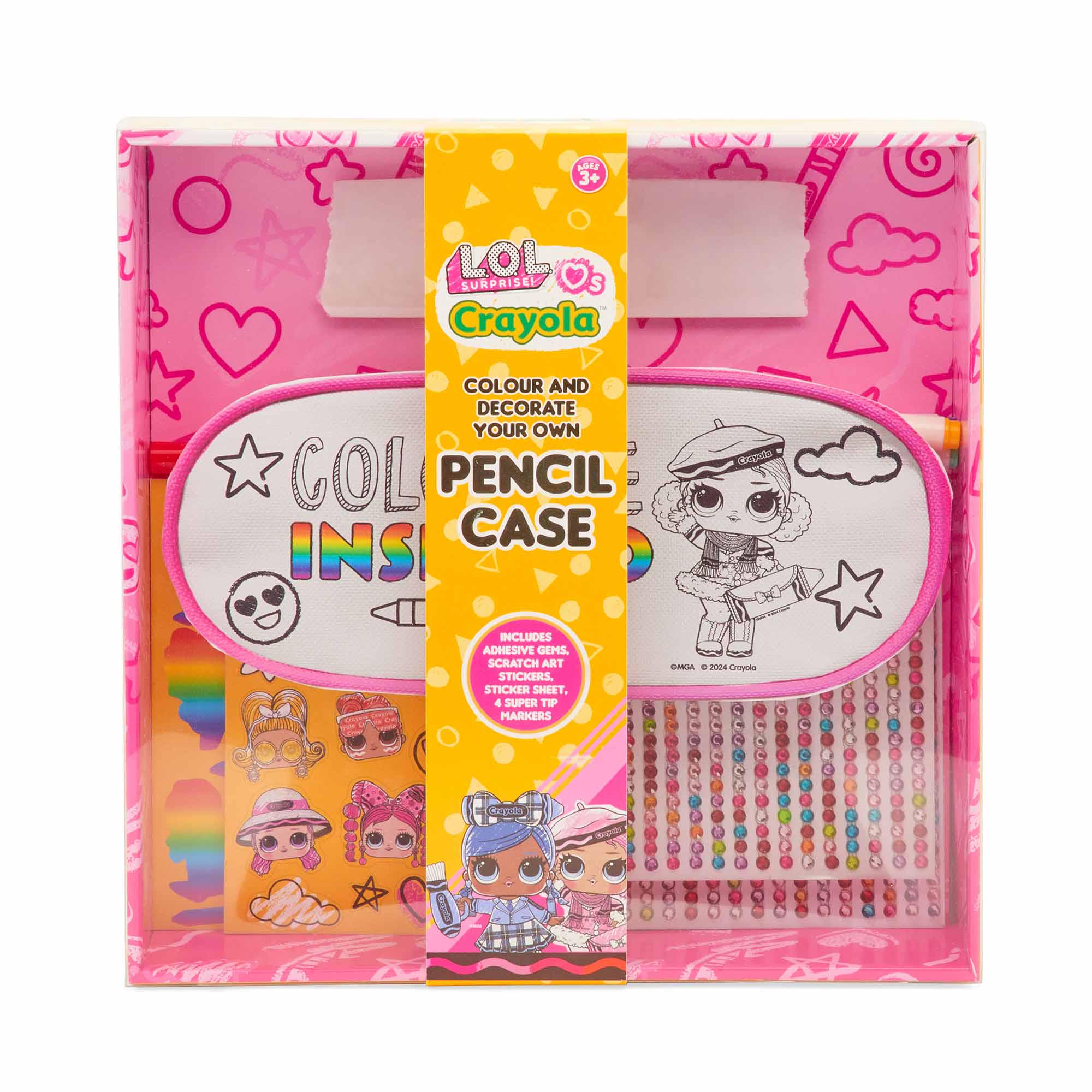 L.O.L. Surprise! Loves Crayola Surprise DIY Pencil Case Kit