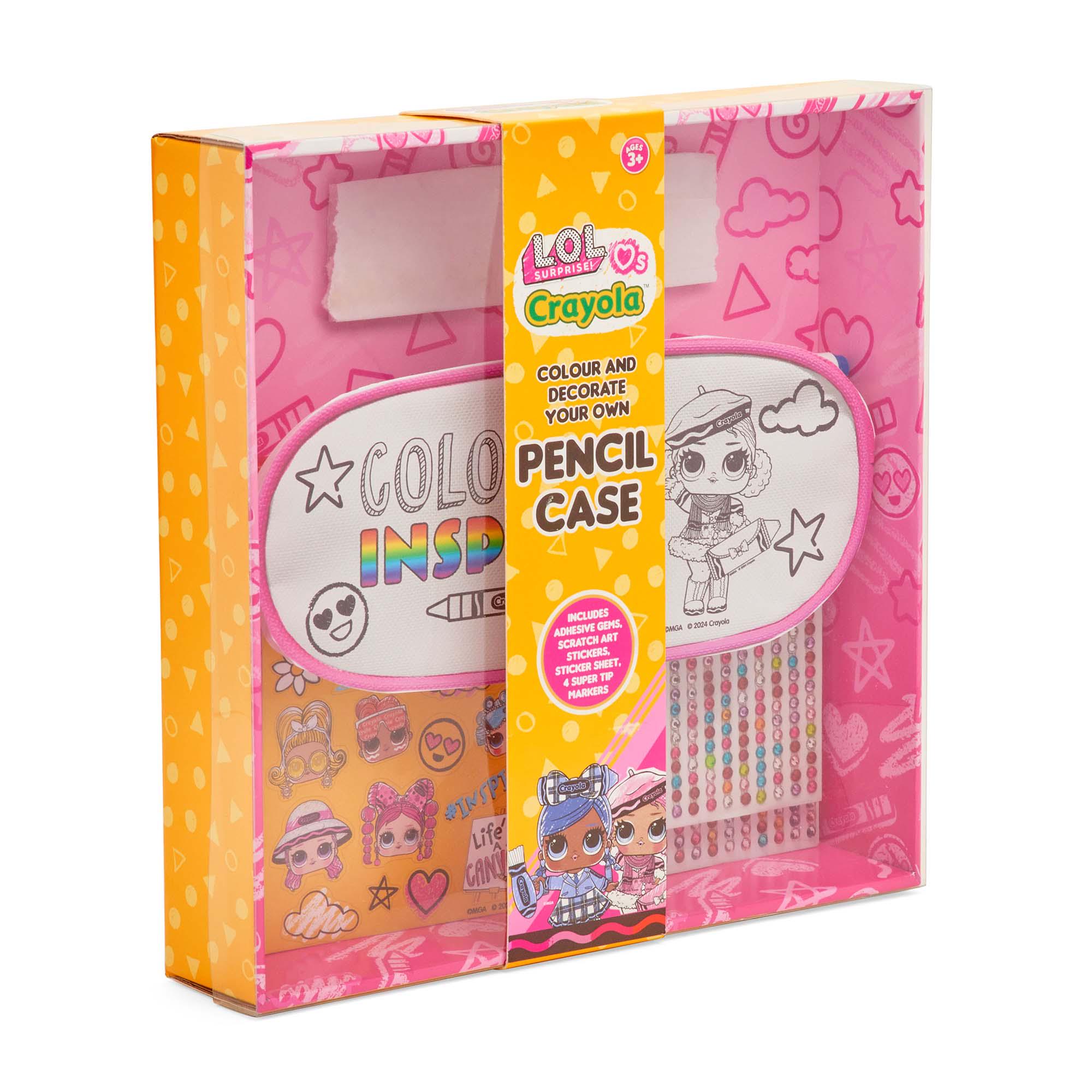 L.O.L. Surprise! Loves Crayola Surprise DIY Pencil Case Kit thumbnail 2